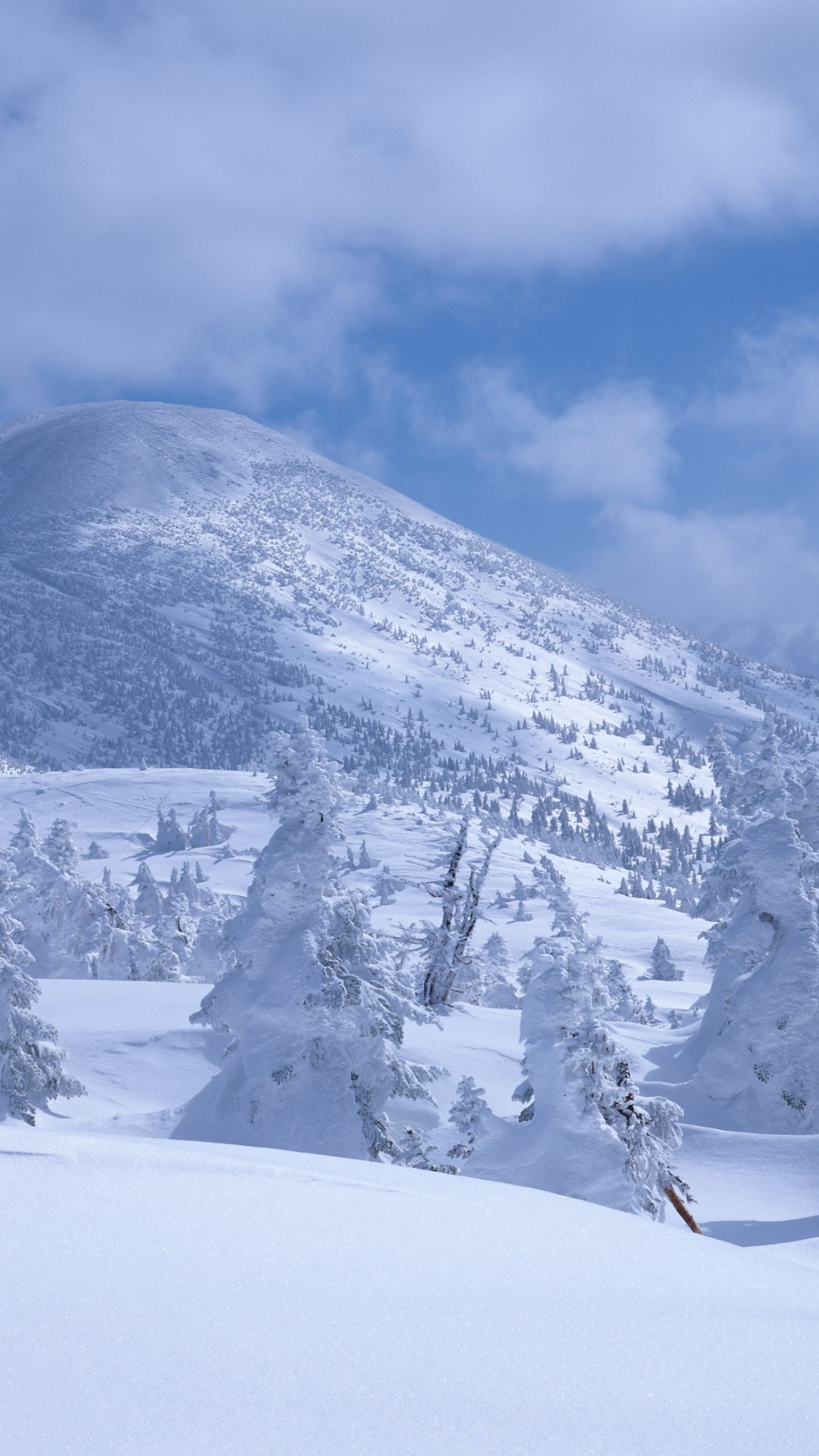 Snow Covered Mountain Under Blue Sky During Daytime Wallpaper for ...
