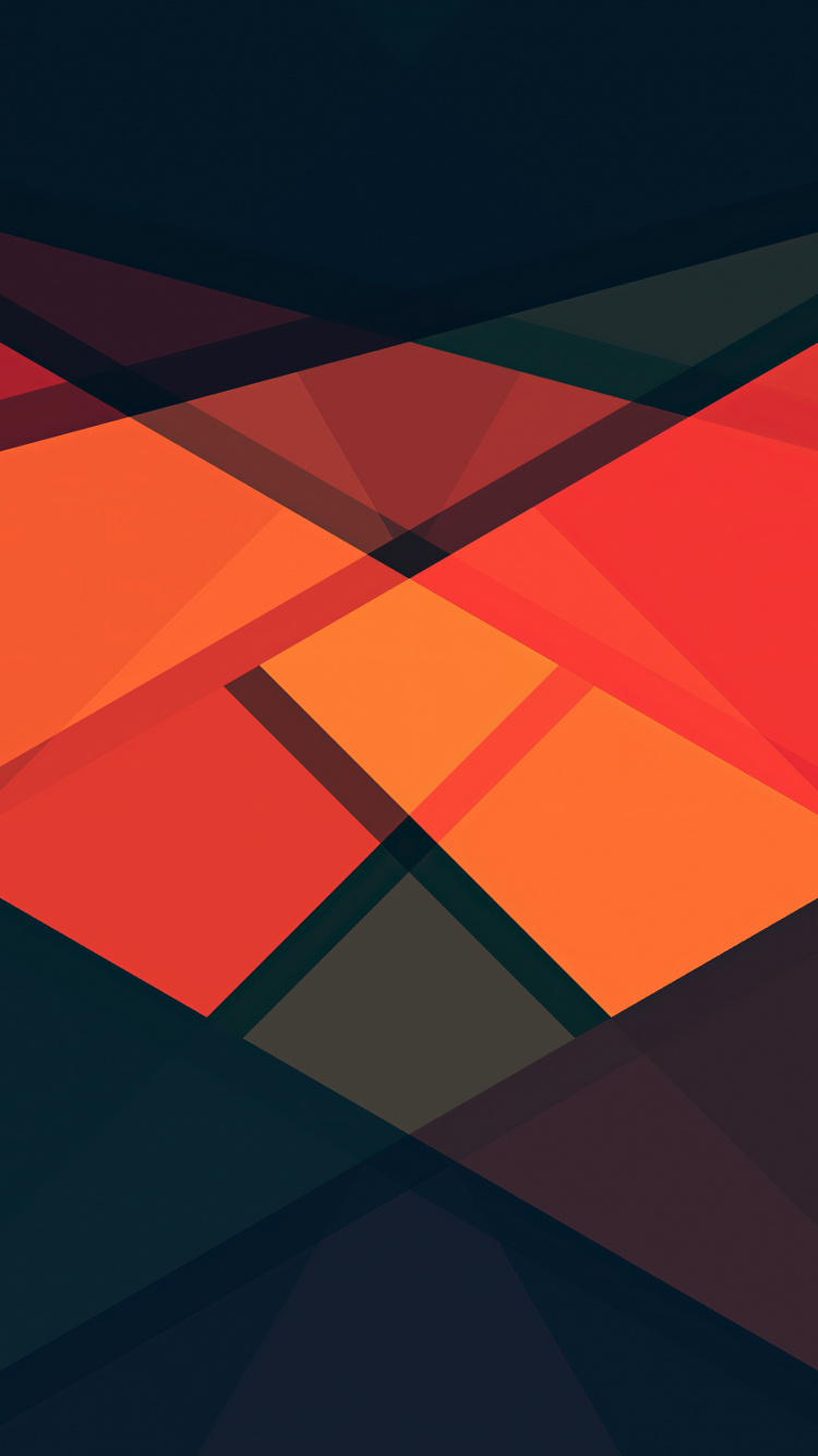 Rotangle Hd Orange, Art, Design, Rectangle, Triangle Wallpaper for IPhone 6, 6S, 7 ...