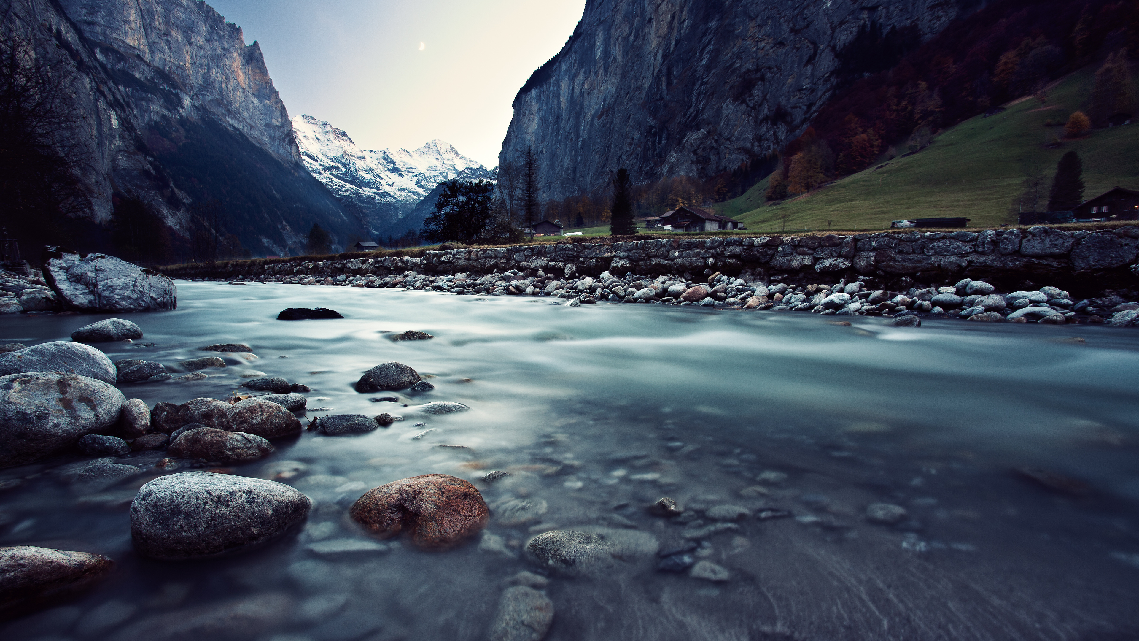 Wallspic Wallpaper Nature, Landscape, Water, Mountain, Cloud, 4K Ultra HD ...