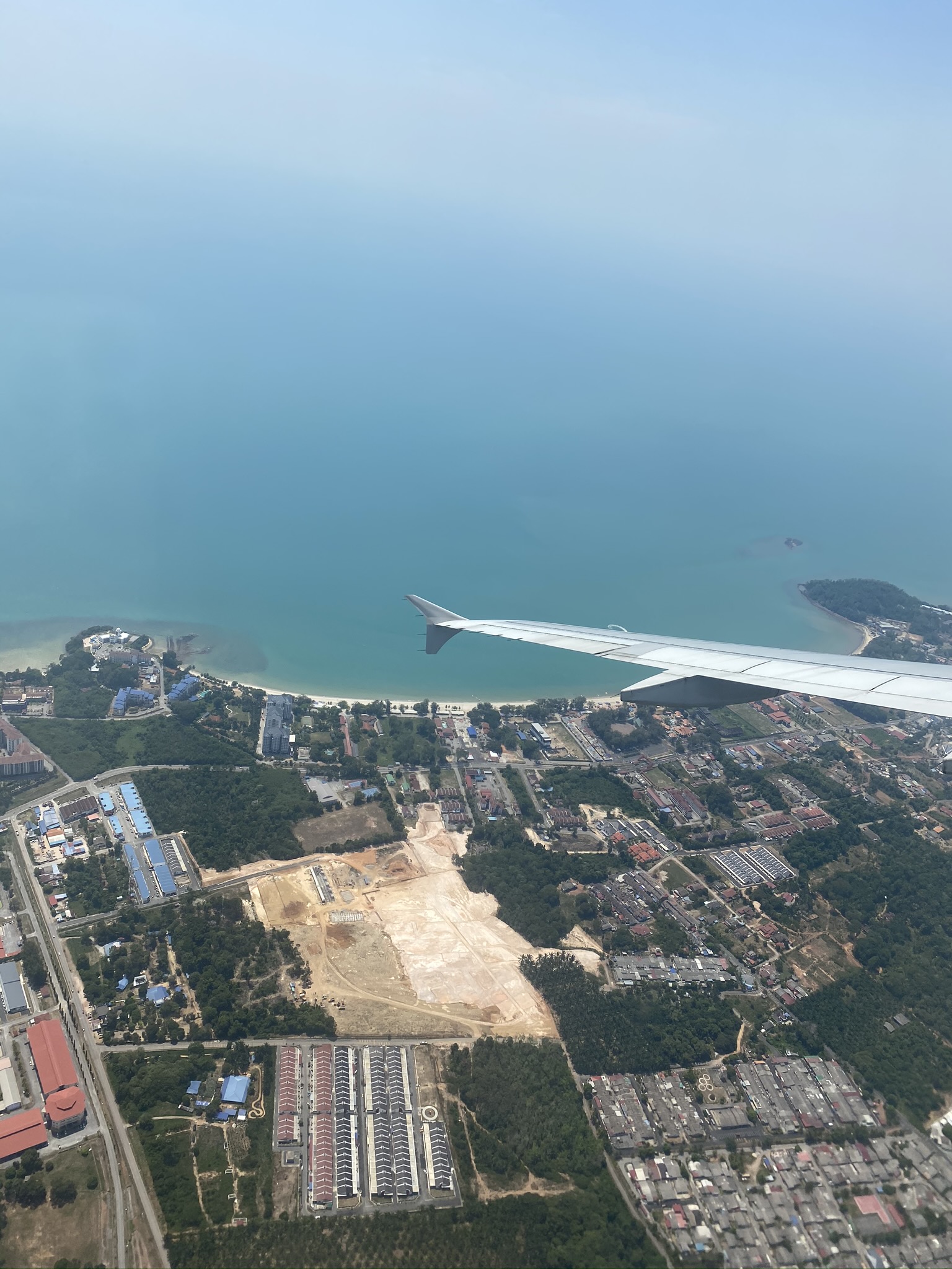 Wallpaper Flight, Airplane, Birds Eye View, Body of Water, Landscape