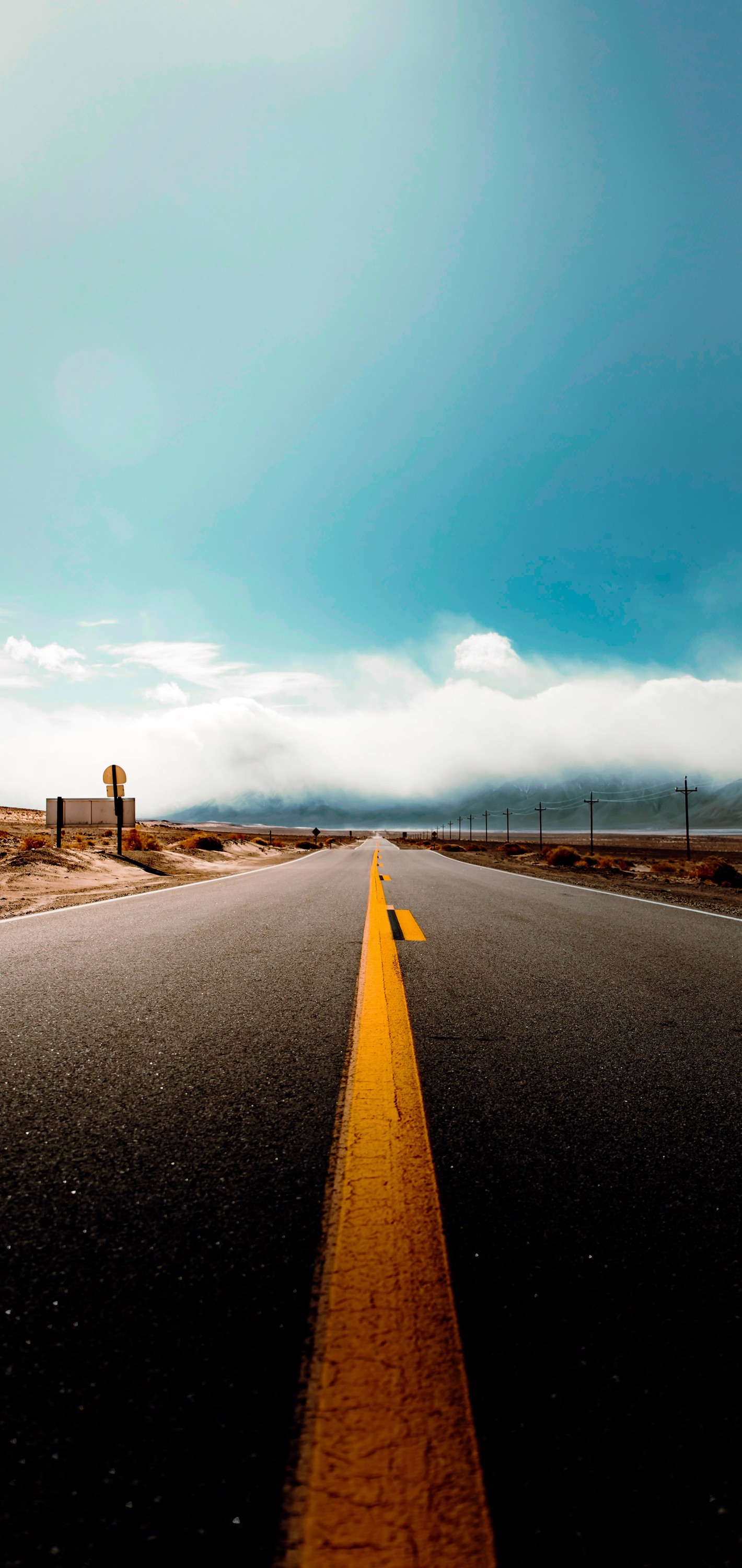 Wallpaper Road Surface, Road, Tarmacadam, Cloud, Atmosphere, Background