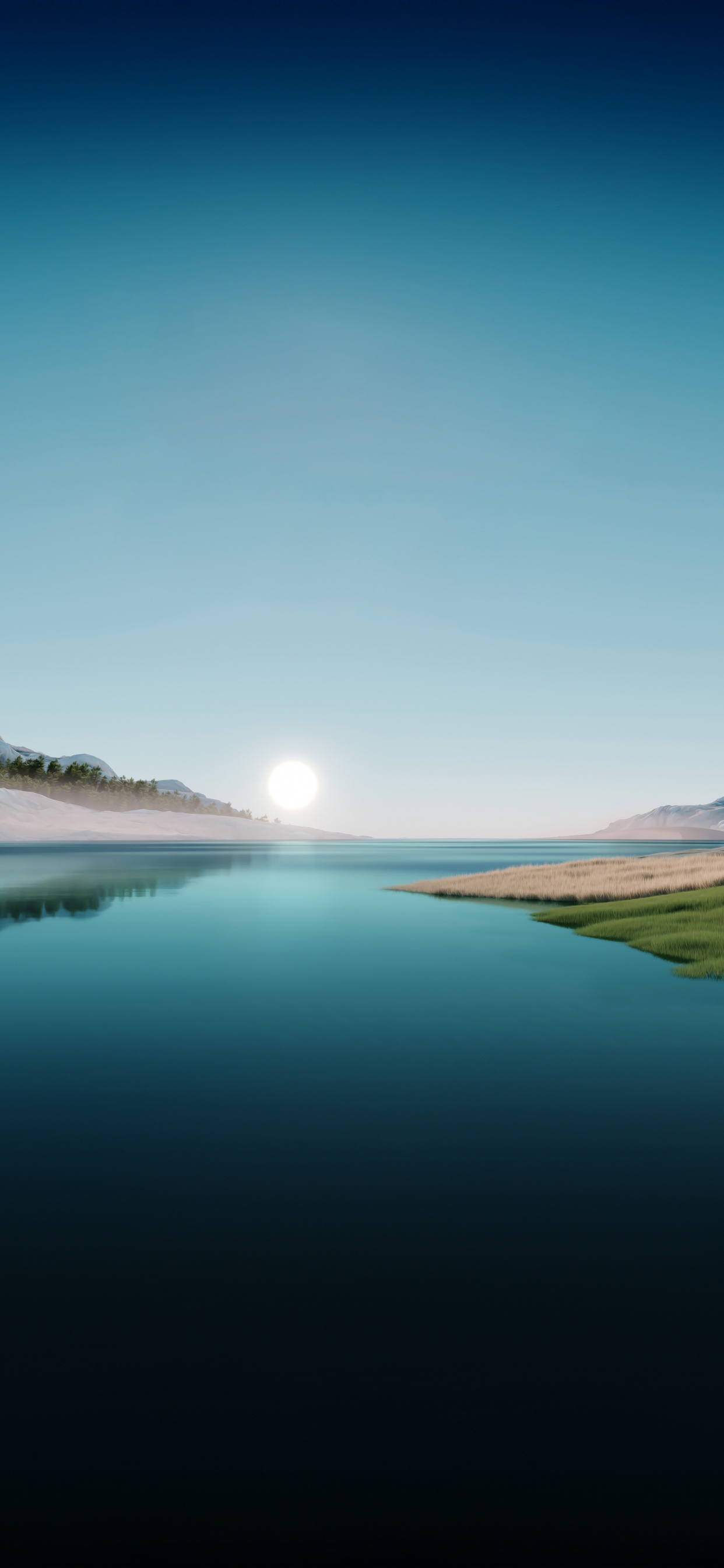 Agua, Los Recursos de Agua, Paisaje Natural, Atardecer, Lago. Wallpaper in 1242x2688 Resolution