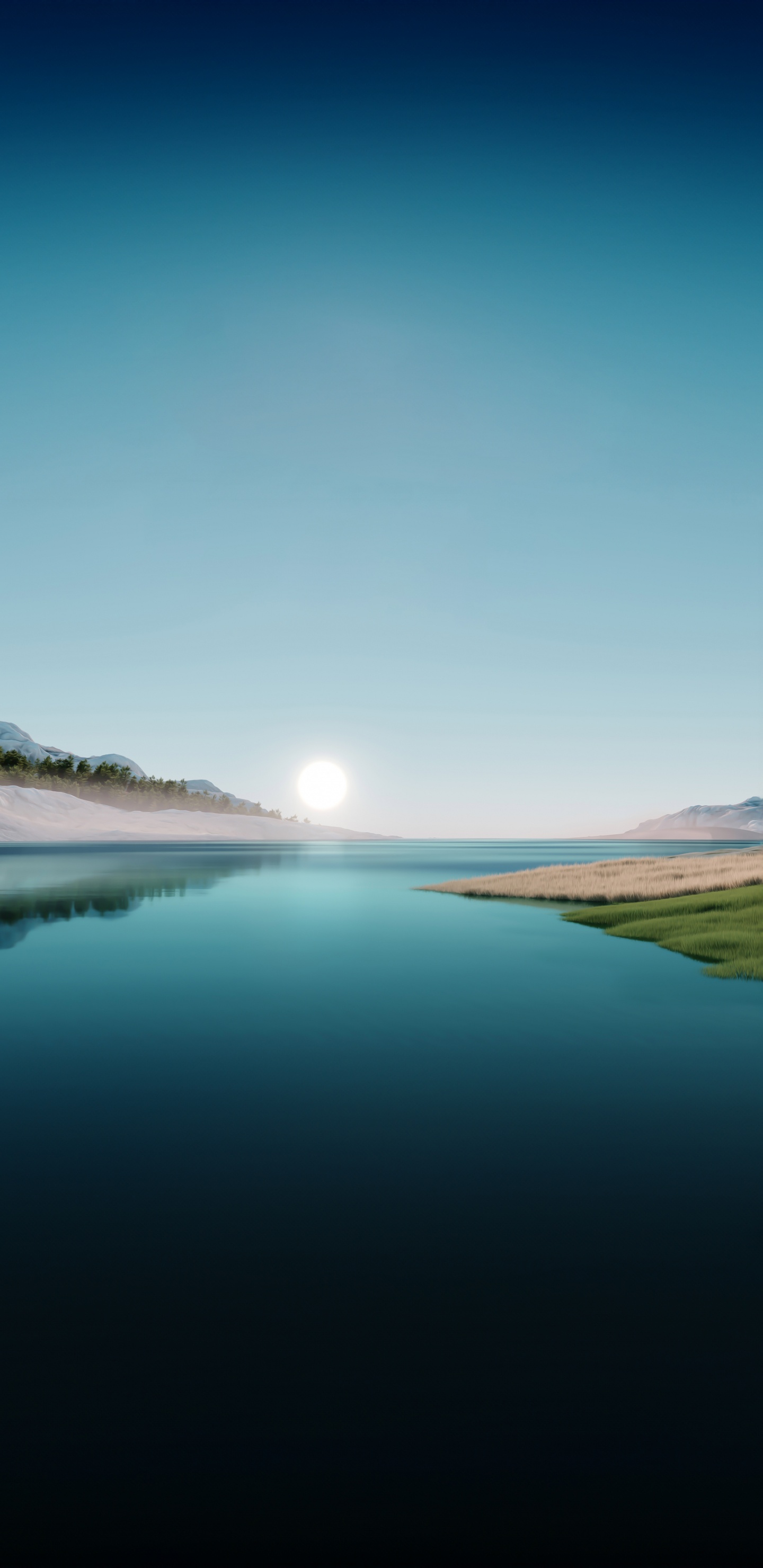 水资源, 自然景观, 银行, 地平线 壁纸 1440x2960 允许