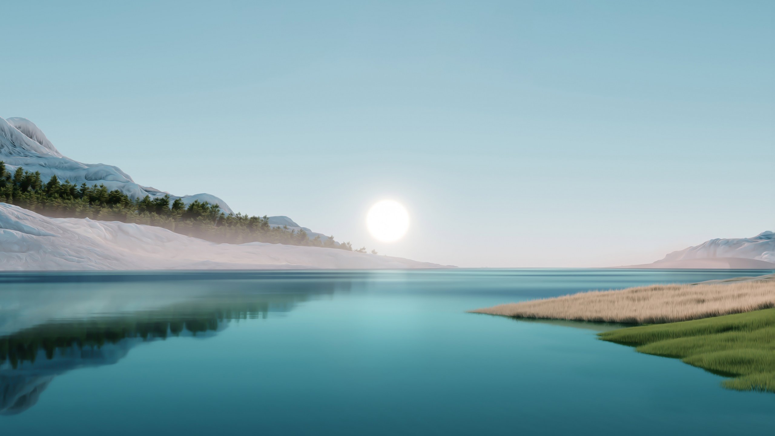 水资源, 自然景观, 银行, 地平线 壁纸 2560x1440 允许