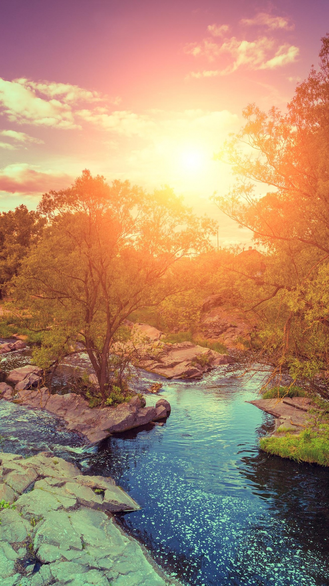 Sonnenuntergang, Sonnenaufgang, Cloud, Wasser, Wasserressourcen. Wallpaper in 1080x1920 Resolution