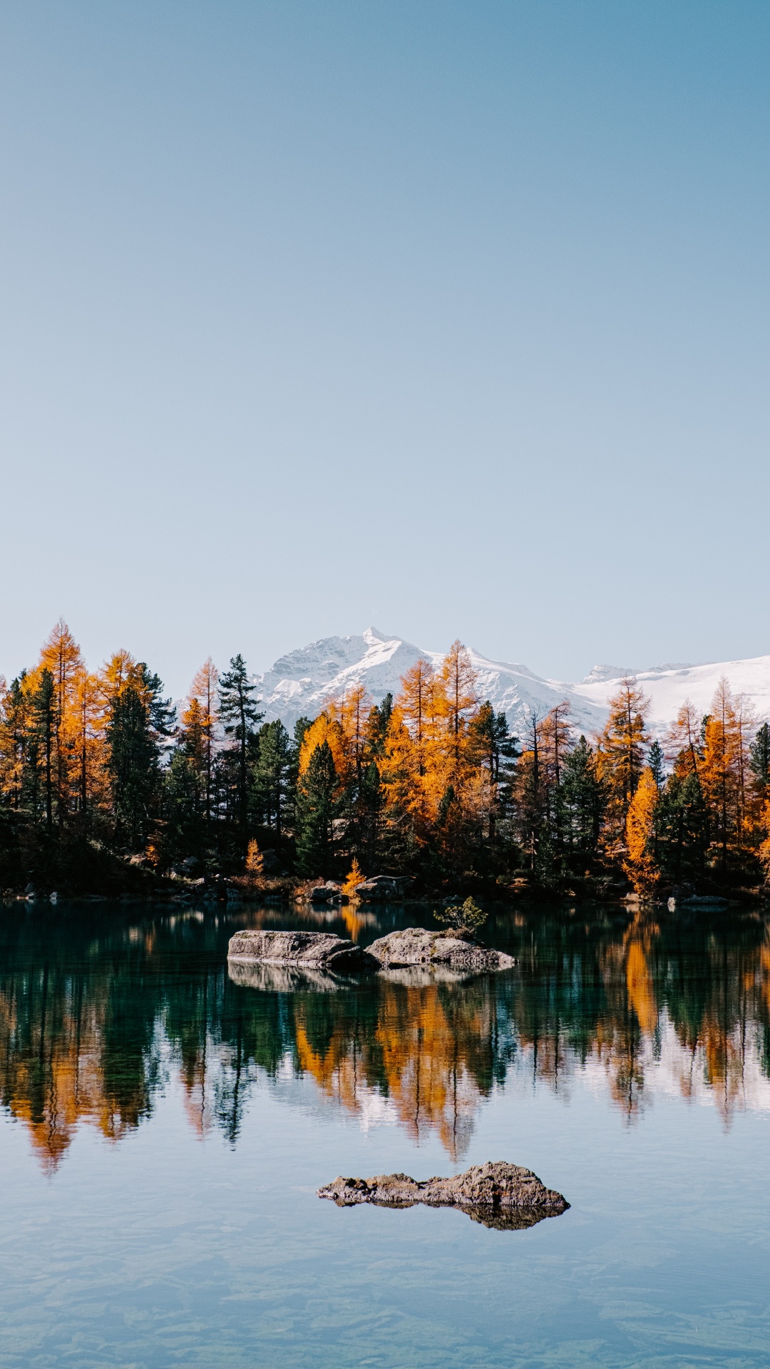 Lake, Reflection, Natural Landscape, Nature, Water. Wallpaper in 1080x1920 Resolution