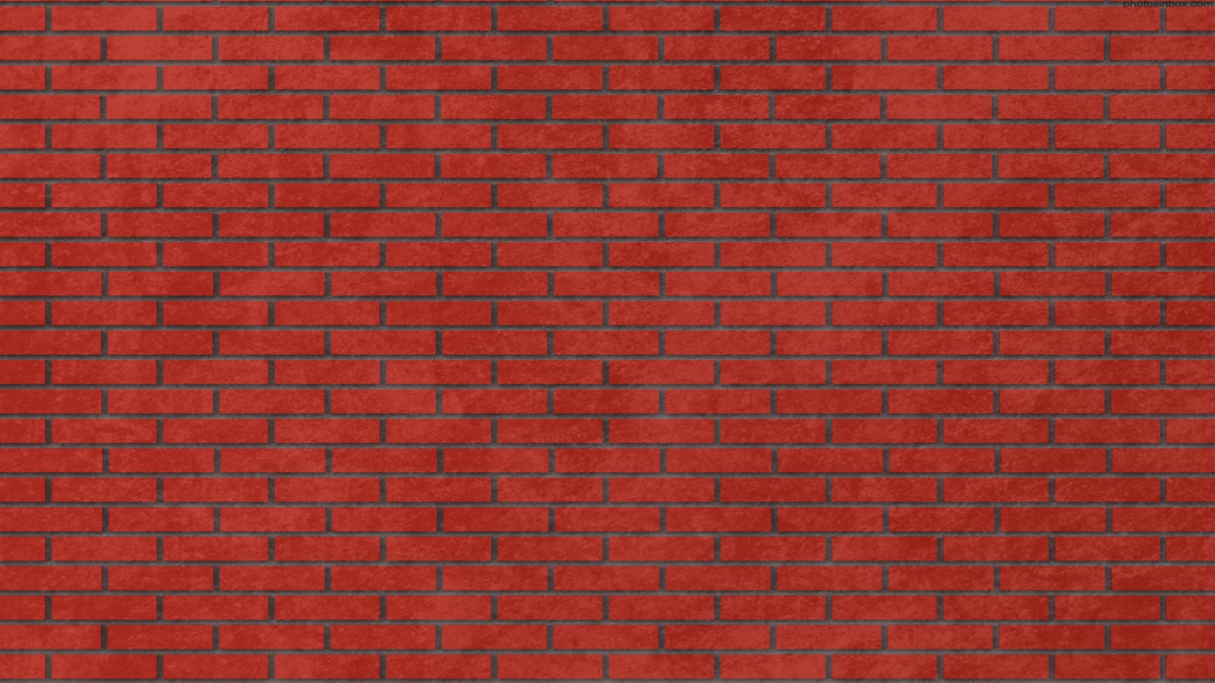 Red Brick Wall During Daytime. Wallpaper in 1366x768 Resolution