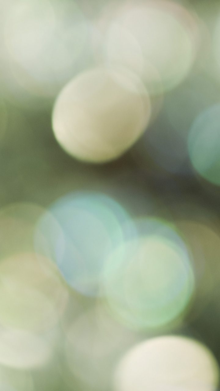 Lumières Bokeh Vertes et Blanches. Wallpaper in 720x1280 Resolution