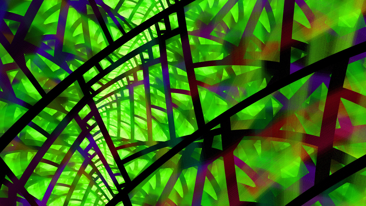 Cadre en Métal Vert et Rouge. Wallpaper in 1280x720 Resolution