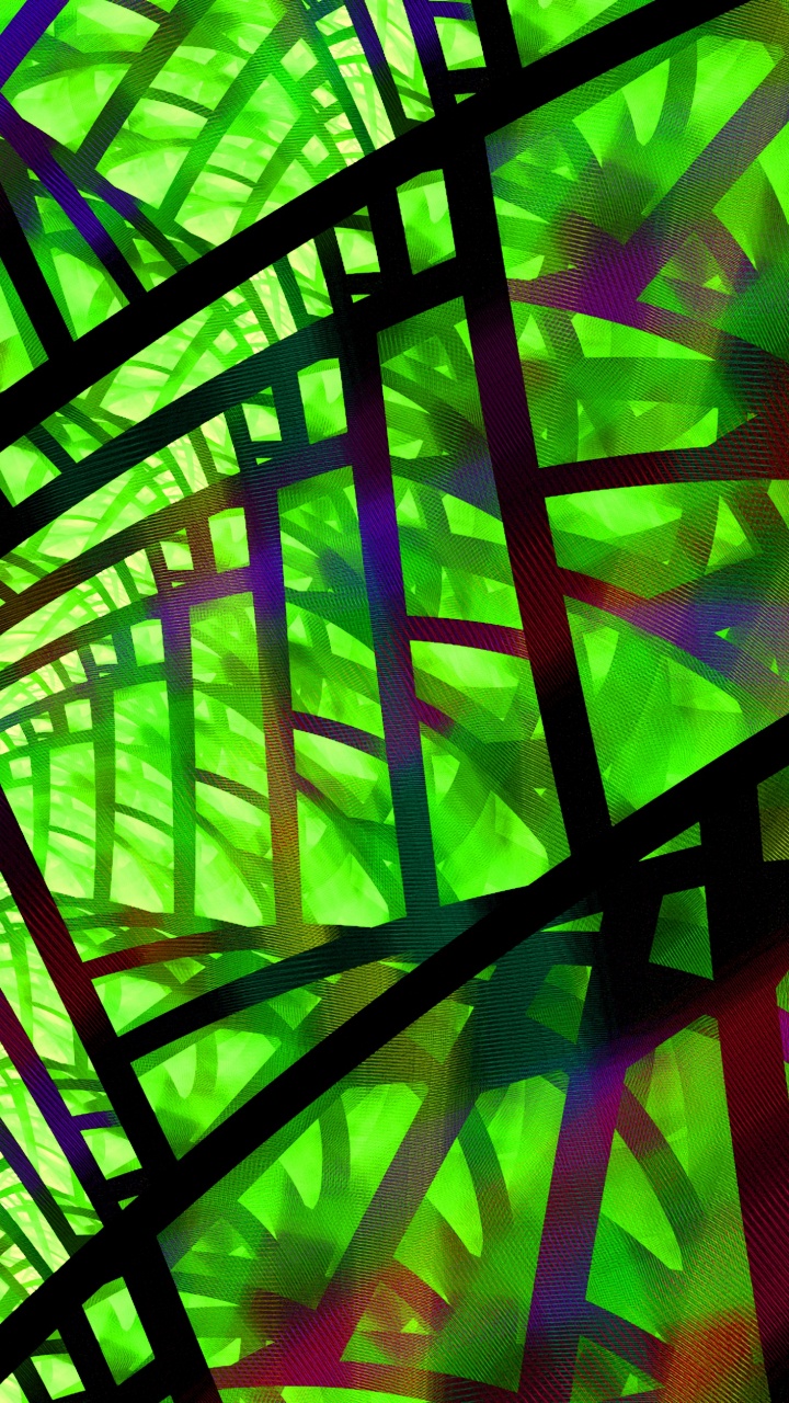 Cadre en Métal Vert et Rouge. Wallpaper in 720x1280 Resolution