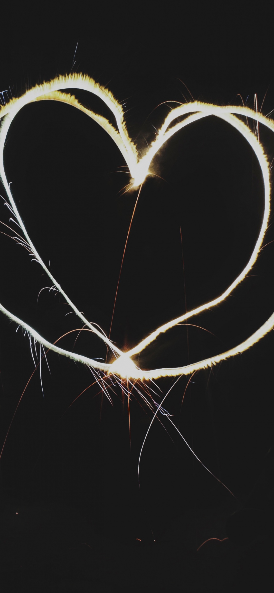 Cœur, Amour, Organe, le Jour de Valentines, Obscurité. Wallpaper in 1125x2436 Resolution