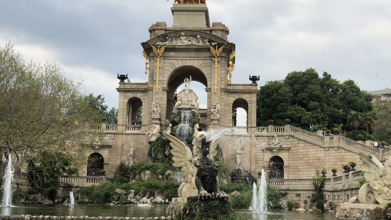 Site Historique, Architecture, Arch, D'eau, Garden. Wallpaper in 1280x720 Resolution