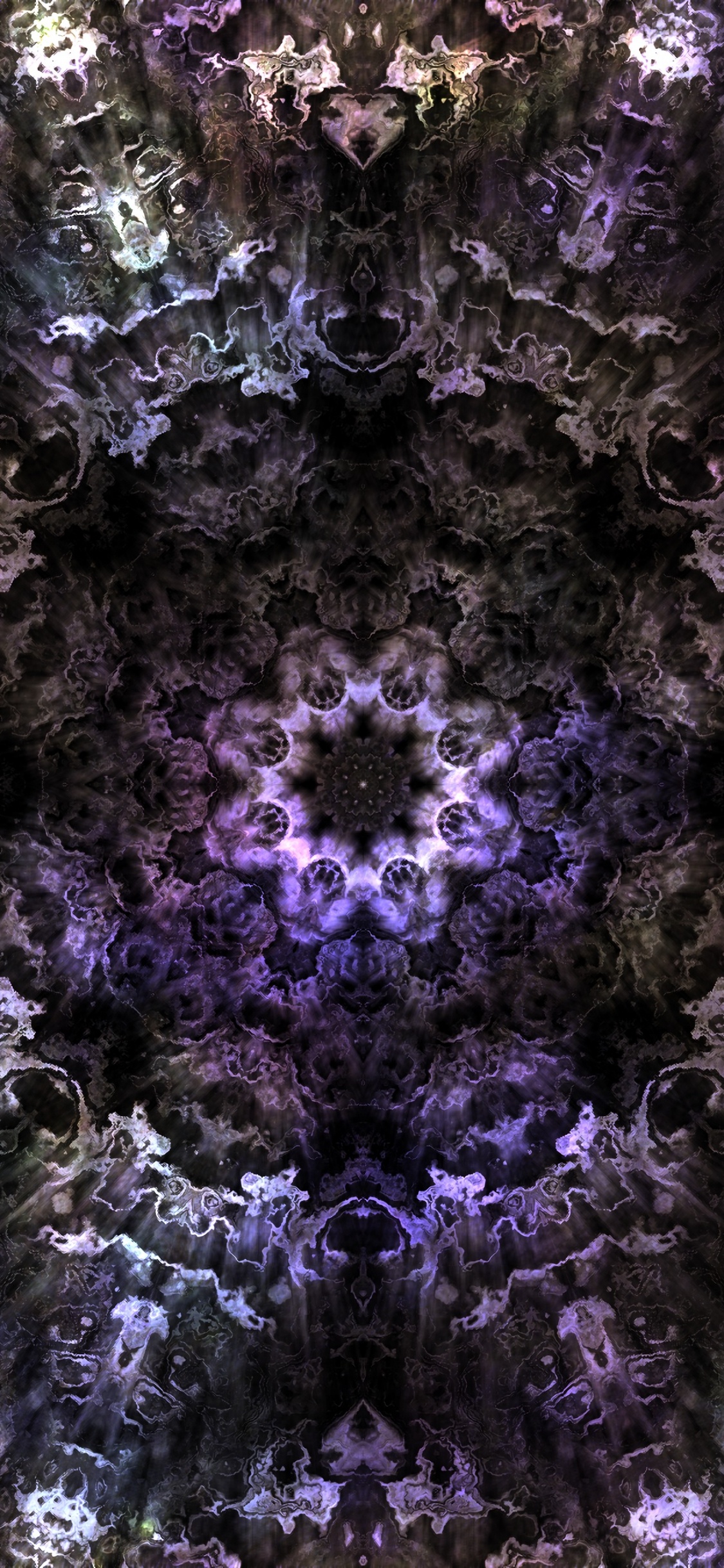 Textile Floral Violet et Blanc. Wallpaper in 1125x2436 Resolution