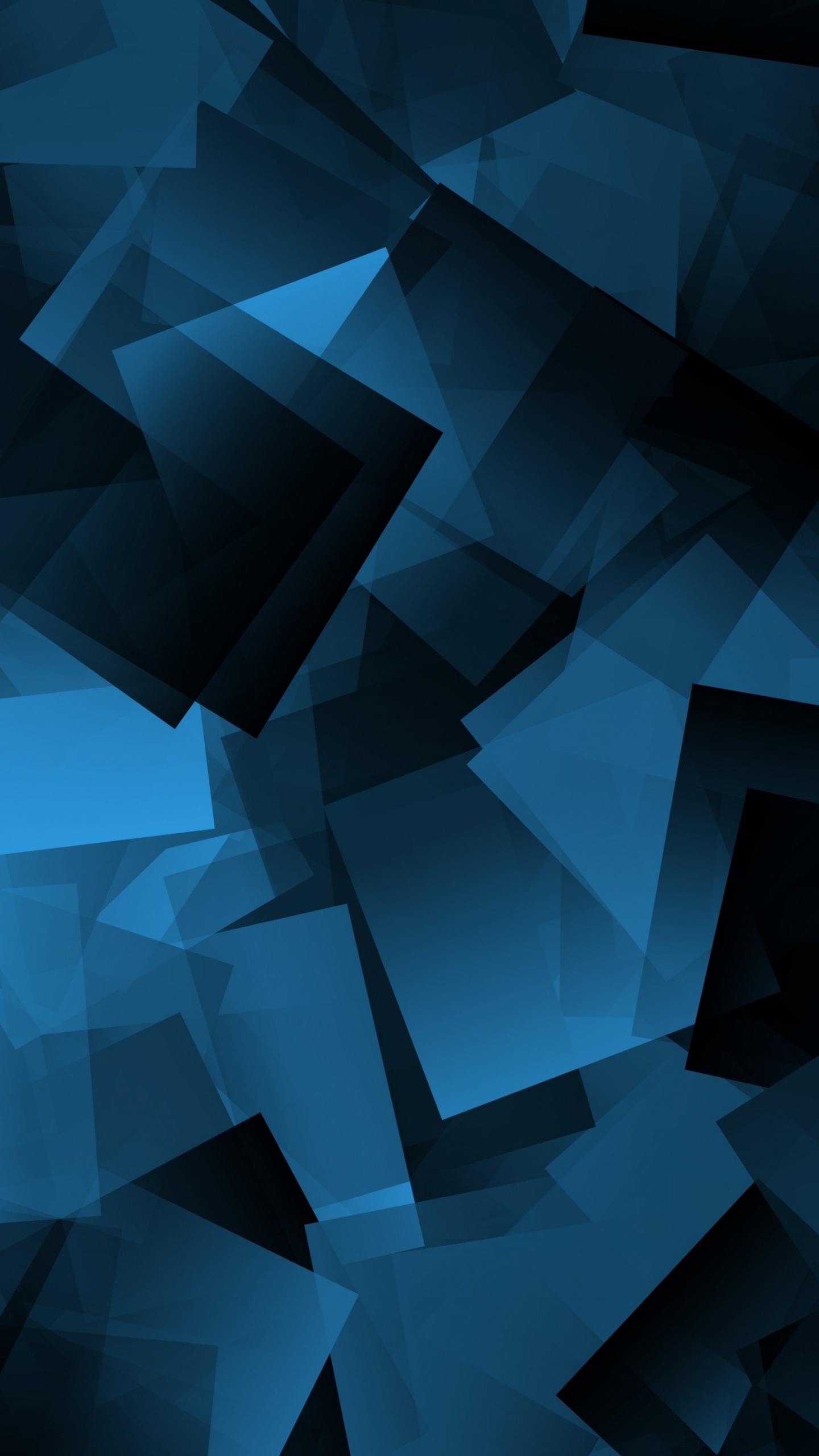 Blue and White Abstract Painting. Wallpaper in 1440x2560 Resolution