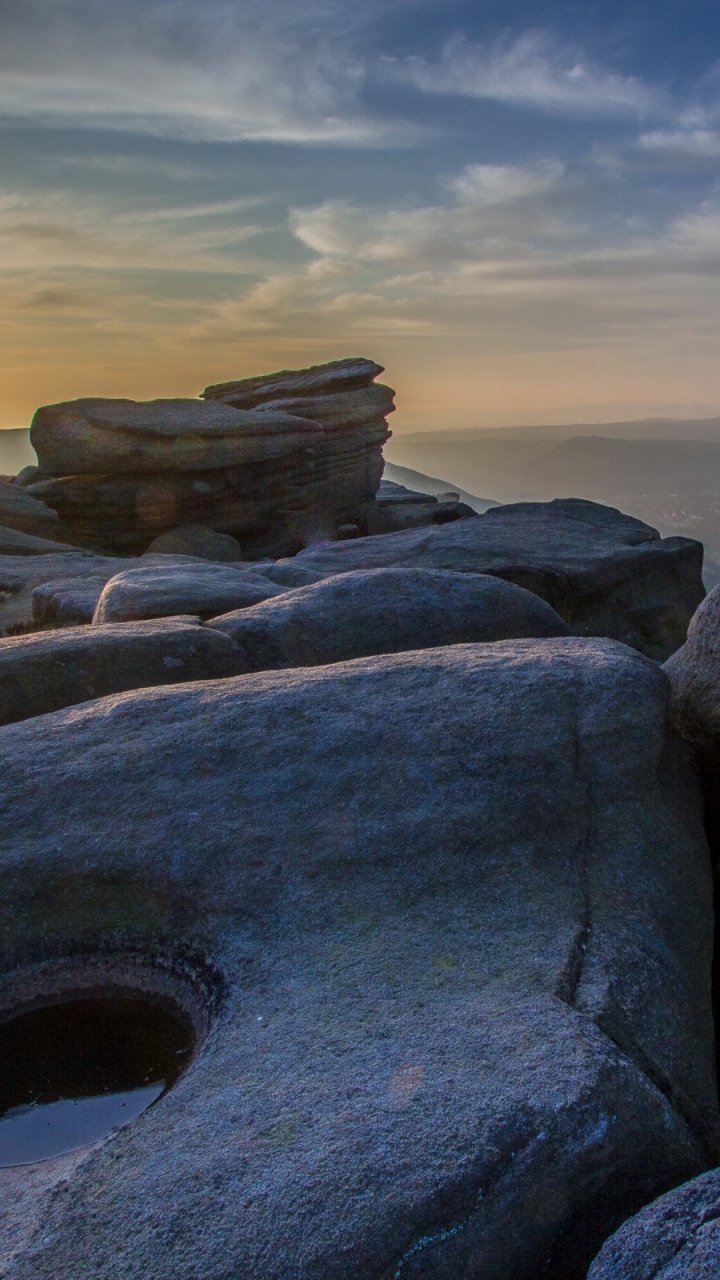 Nature, Rock, Formation, Matin, Horizon. Wallpaper in 720x1280 Resolution