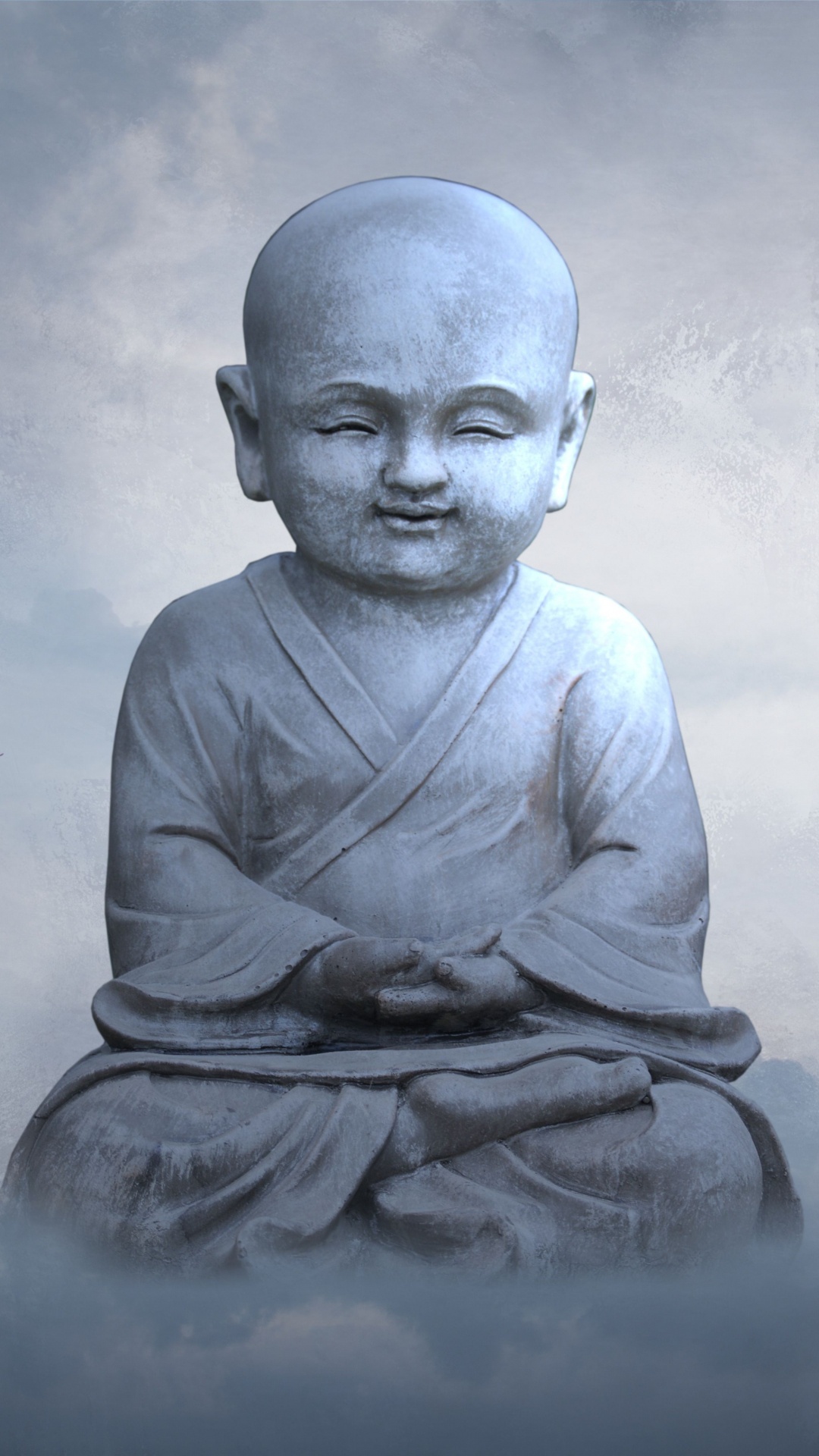 坐, 冥想, 雕像, 雕塑, 艺术 壁纸 1080x1920 允许