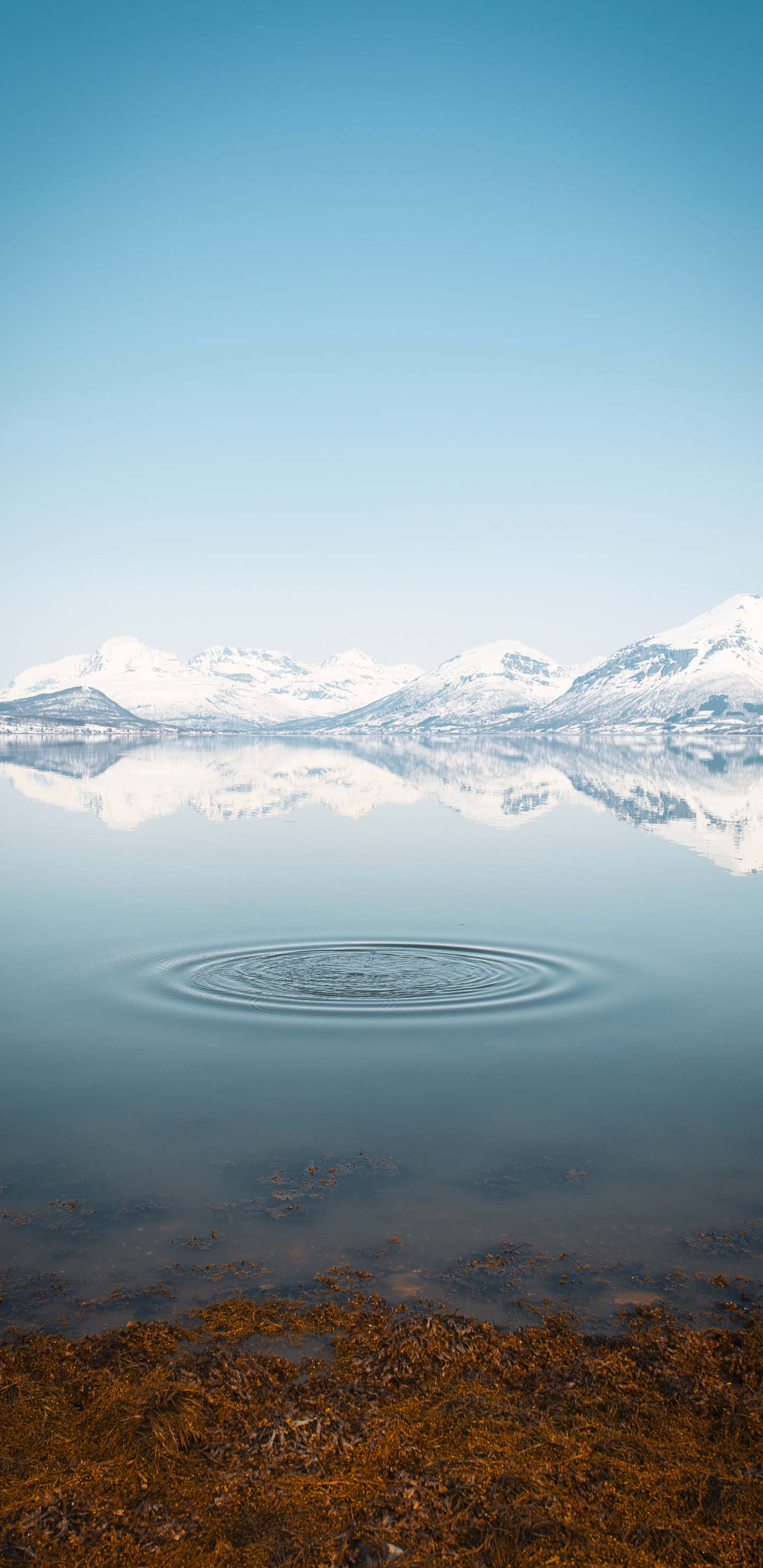 Mountainous Landforms, Mountain, Mountain Range, Highland, Lake. Wallpaper in 1440x2960 Resolution
