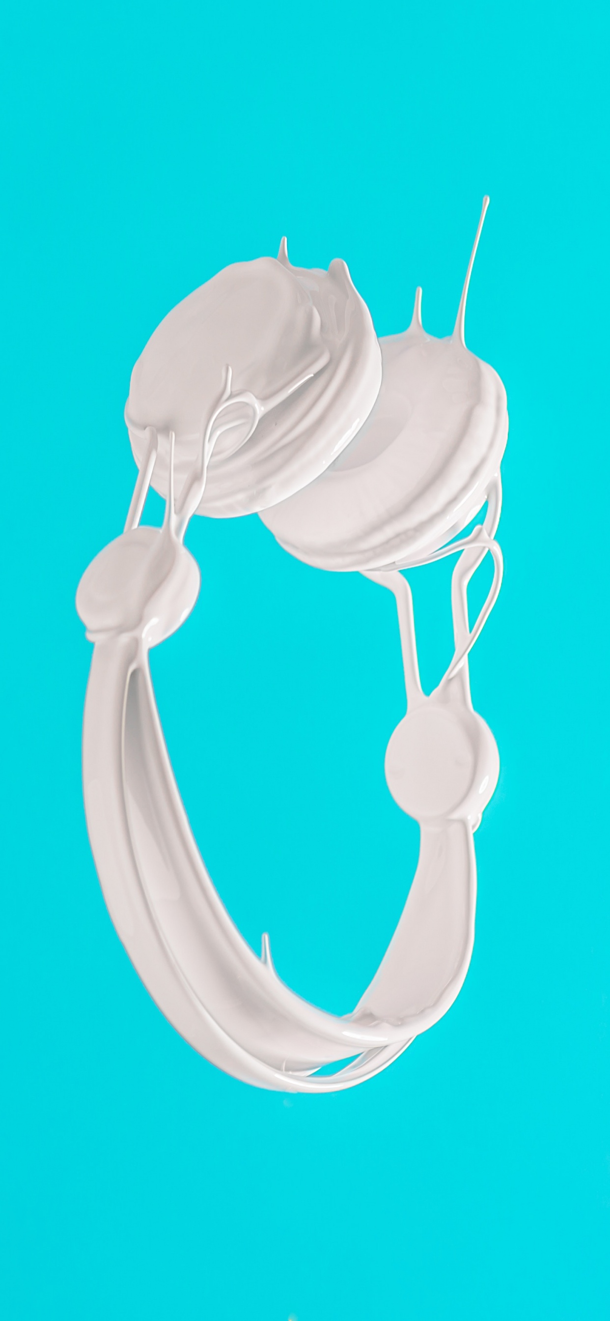 Headphones, Beats Electronics, Aqua, Blue, Turquoise. Wallpaper in 1242x2688 Resolution