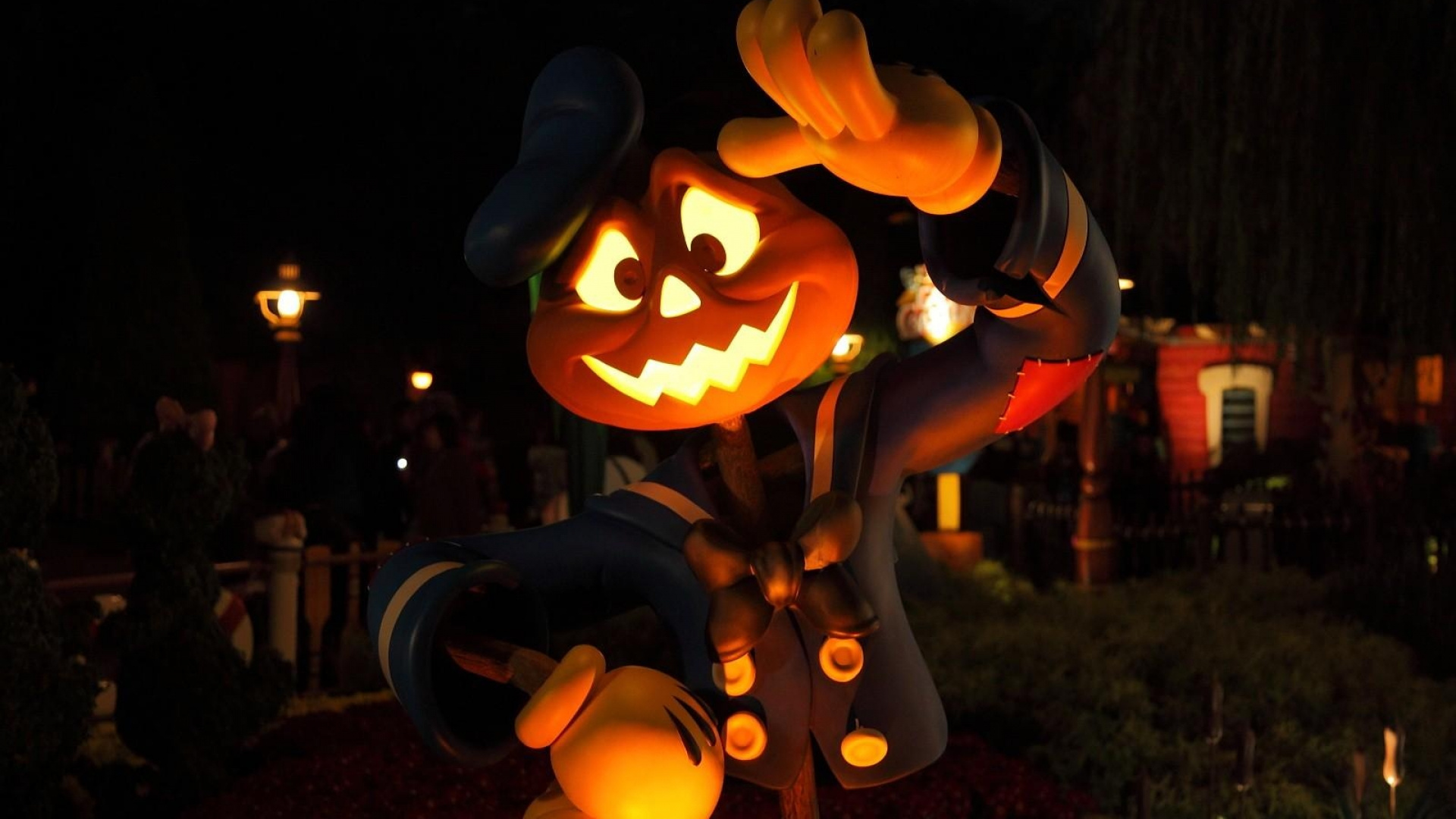 Calabaza, Carving, Halloween, Night, Dark. Wallpaper in 1920x1080 Resolution