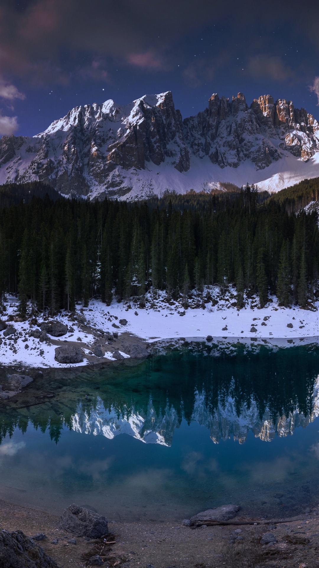 Reflexion, Natur, Naturlandschaft, Bergigen Landschaftsformen, Wildnis. Wallpaper in 1080x1920 Resolution