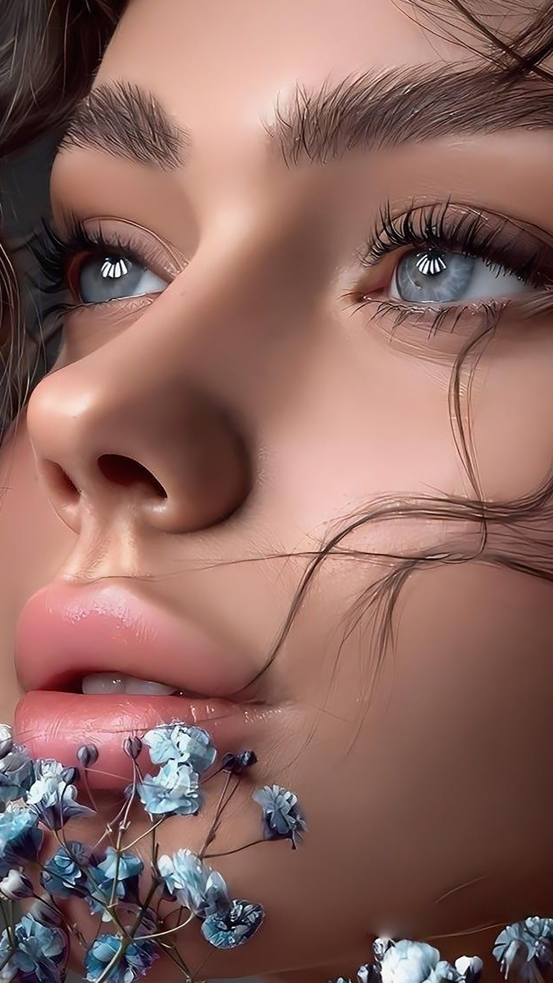 Belleza, Nariz, Mejilla, Piel, Barbilla. Wallpaper in 1080x1920 Resolution