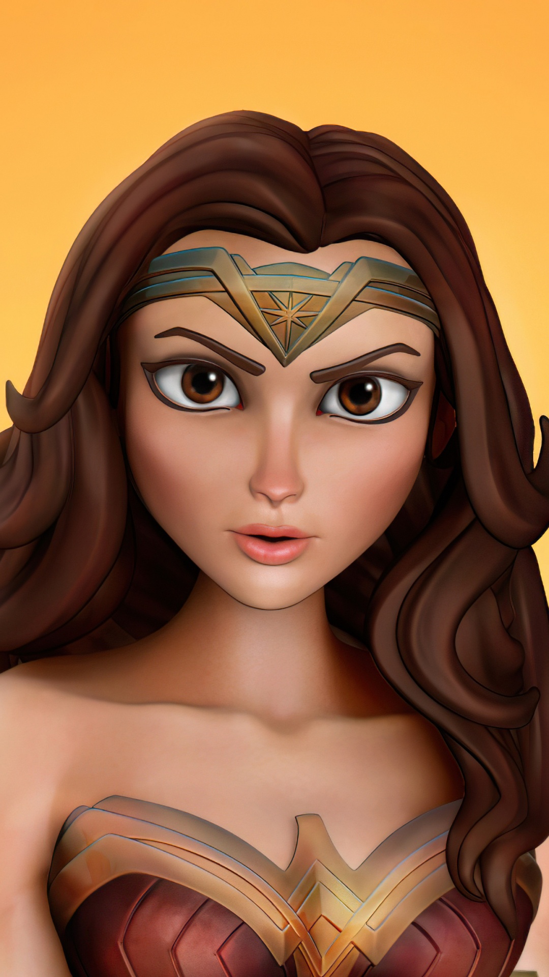 Wonder Woman, Superhero, Superman, Forehead, Hair. Wallpaper in 1080x1920 Resolution