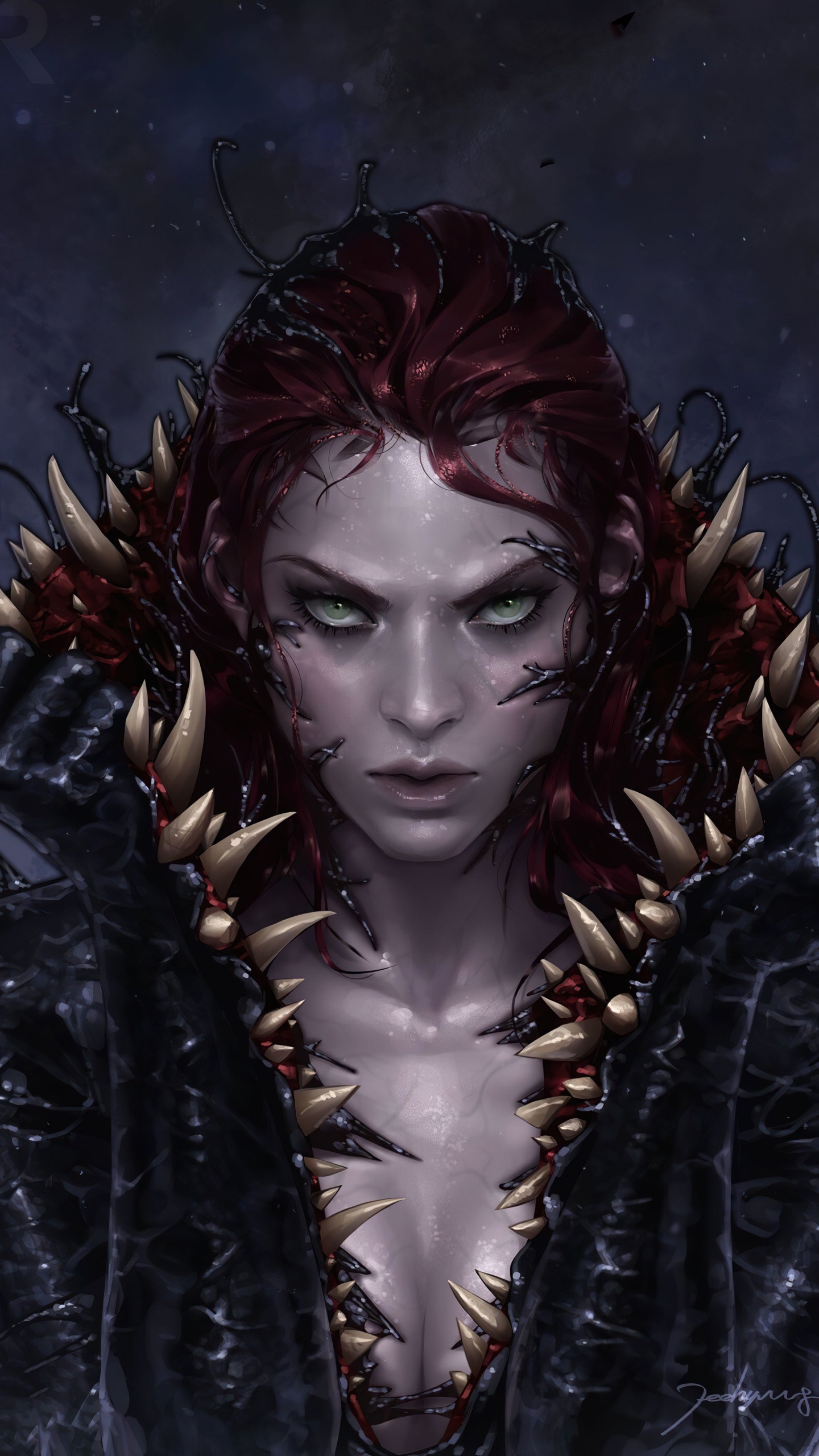 Venom Mary Jane Variant, Mary Jane Watson, Eddie Brock, Donny Cates, Venom. Wallpaper in 1440x2560 Resolution