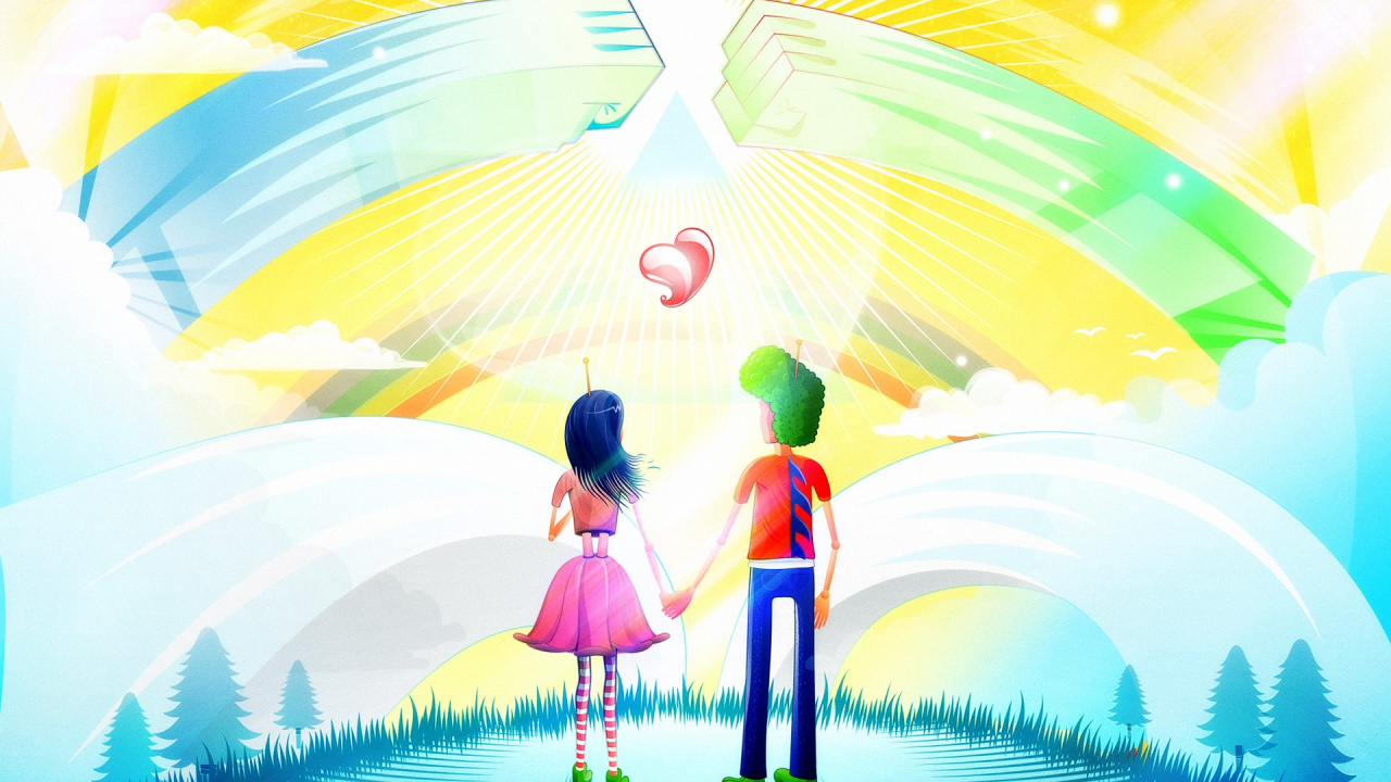 Illustration, Grafik-design, Liebe, Fee, YouTube. Wallpaper in 1280x720 Resolution