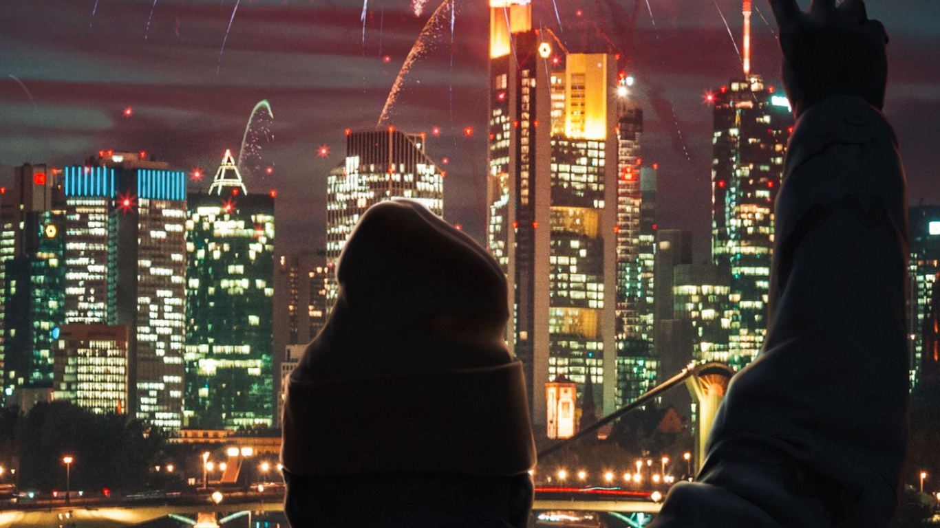 Commerzbank Tower, Kat Caroline, Skyscraper, Cityscape, Building. Wallpaper in 1366x768 Resolution