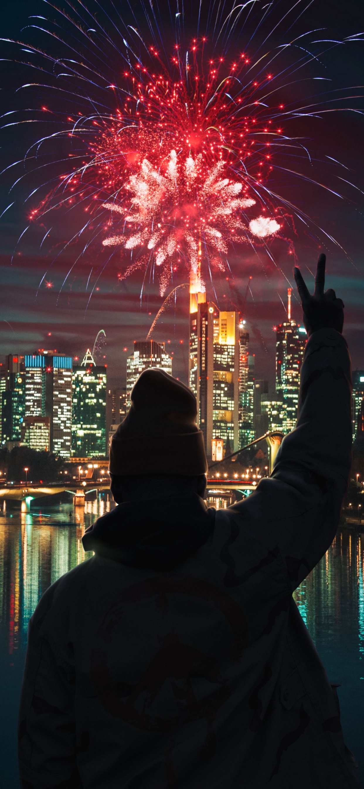 Torre Del Banco Comercial, Kat Carolina, Paisaje Urbano, Edificio, Luz. Wallpaper in 1242x2688 Resolution