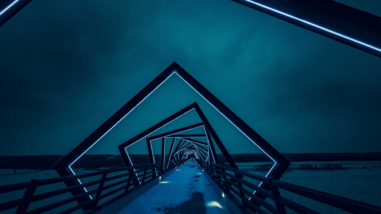 Eau, Azure, Triangle, Rectangle, Pyramide. Wallpaper in 1280x720 Resolution