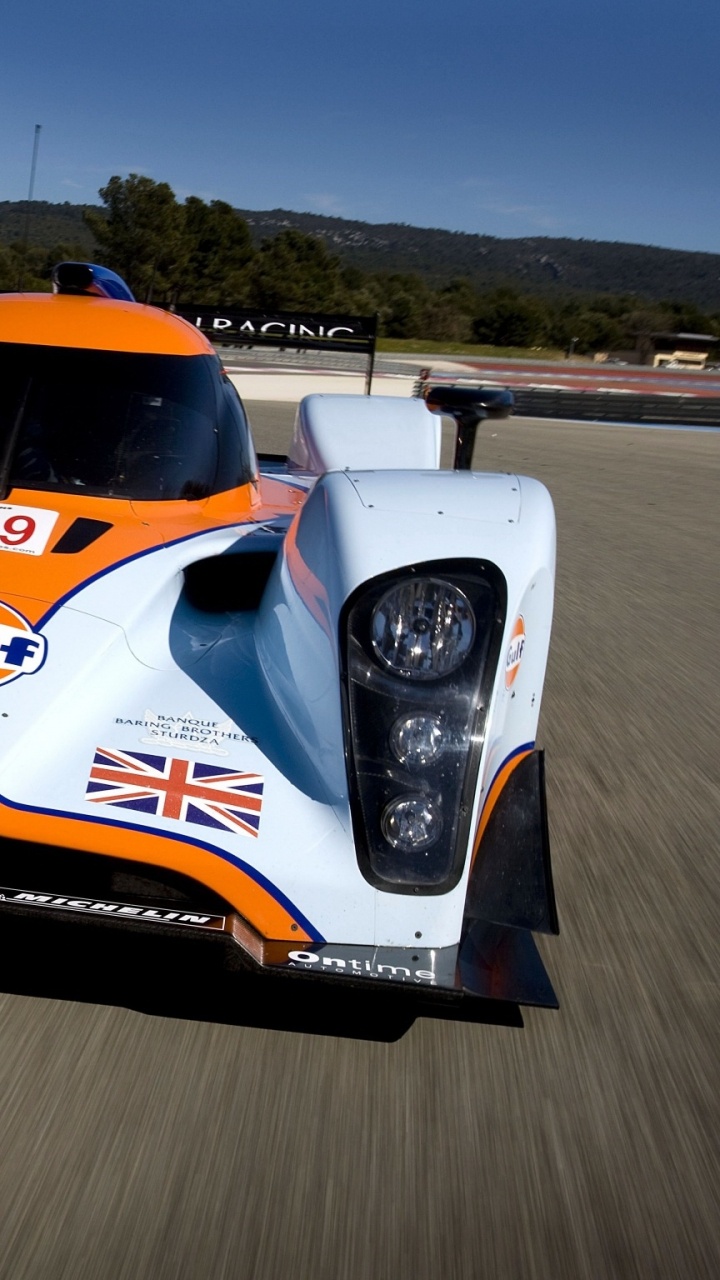 Weiß Und Blau f 1 Auto 1. Wallpaper in 720x1280 Resolution