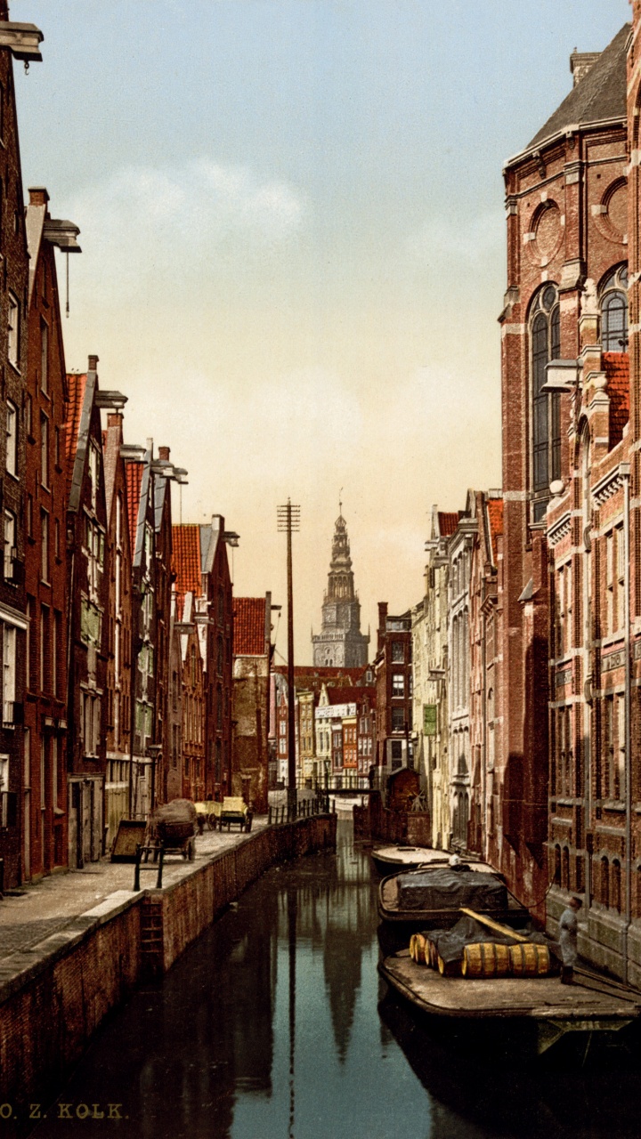 运河, 街区, 街, 城市, 海报 壁纸 720x1280 允许