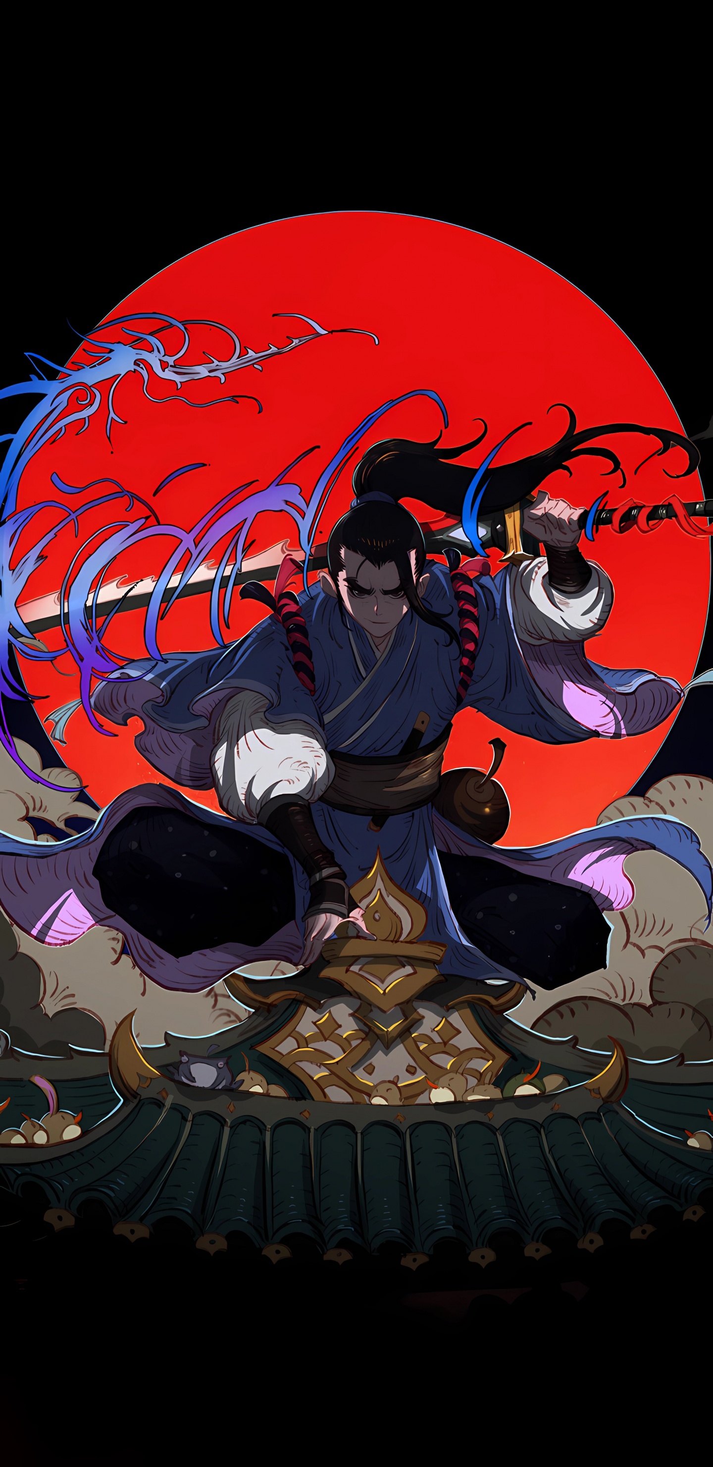 Cartoon, Kuaikan-Comic, Unterreddit, Kunst, Malerei. Wallpaper in 1440x2960 Resolution