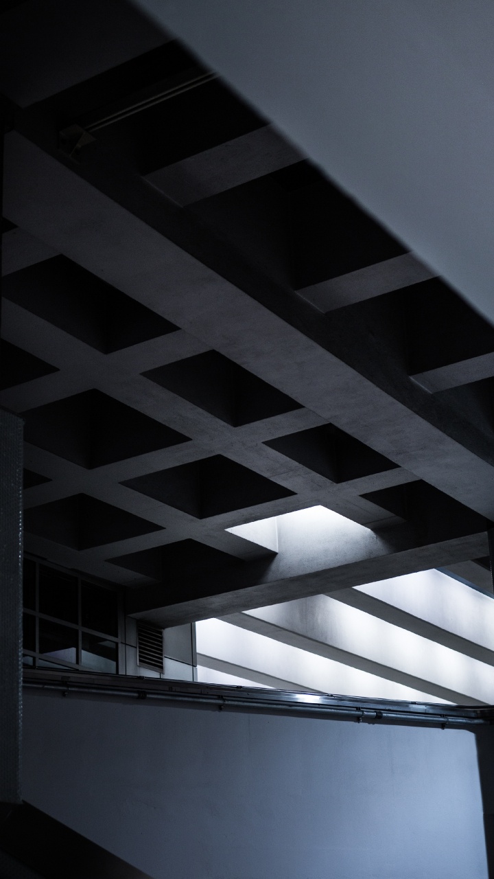 建筑, 黑色的, 光, 天花板, 采光 壁纸 720x1280 允许
