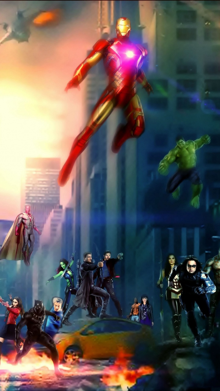 Gente Con Camisa Negra y Sombrero Rojo y Blanco Bailando en el Escenario. Wallpaper in 720x1280 Resolution