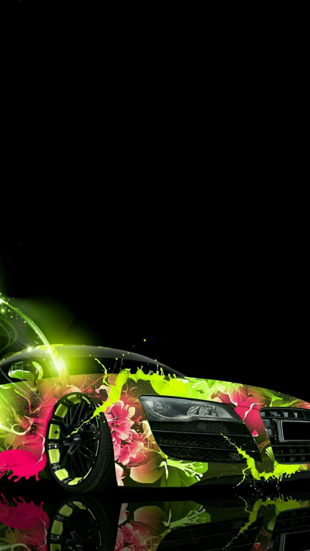 Coche Colorido, Coche, Audi R8, Deportivo, Lamborghini. Wallpaper in 1080x1920 Resolution