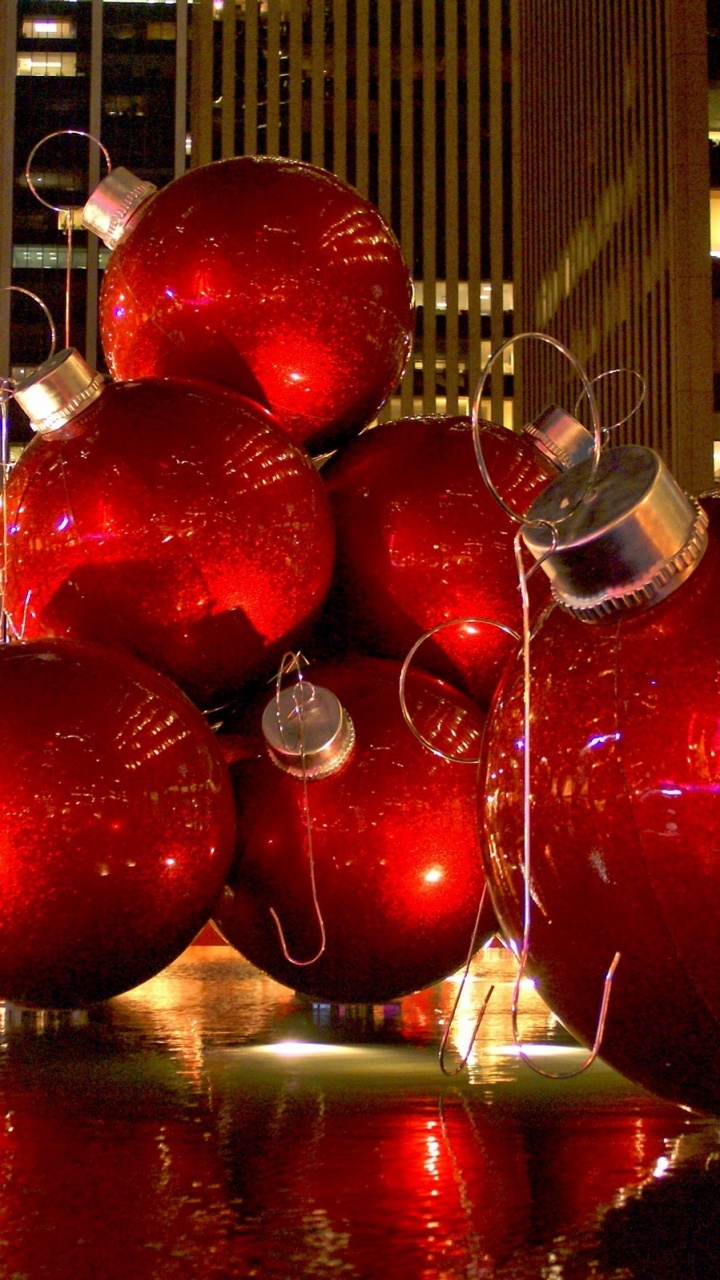 Christmas in New York City, Christmas Day, Christmas and Holiday Season, Christmas Ornament, Christmas Decoration. Wallpaper in 720x1280 Resolution