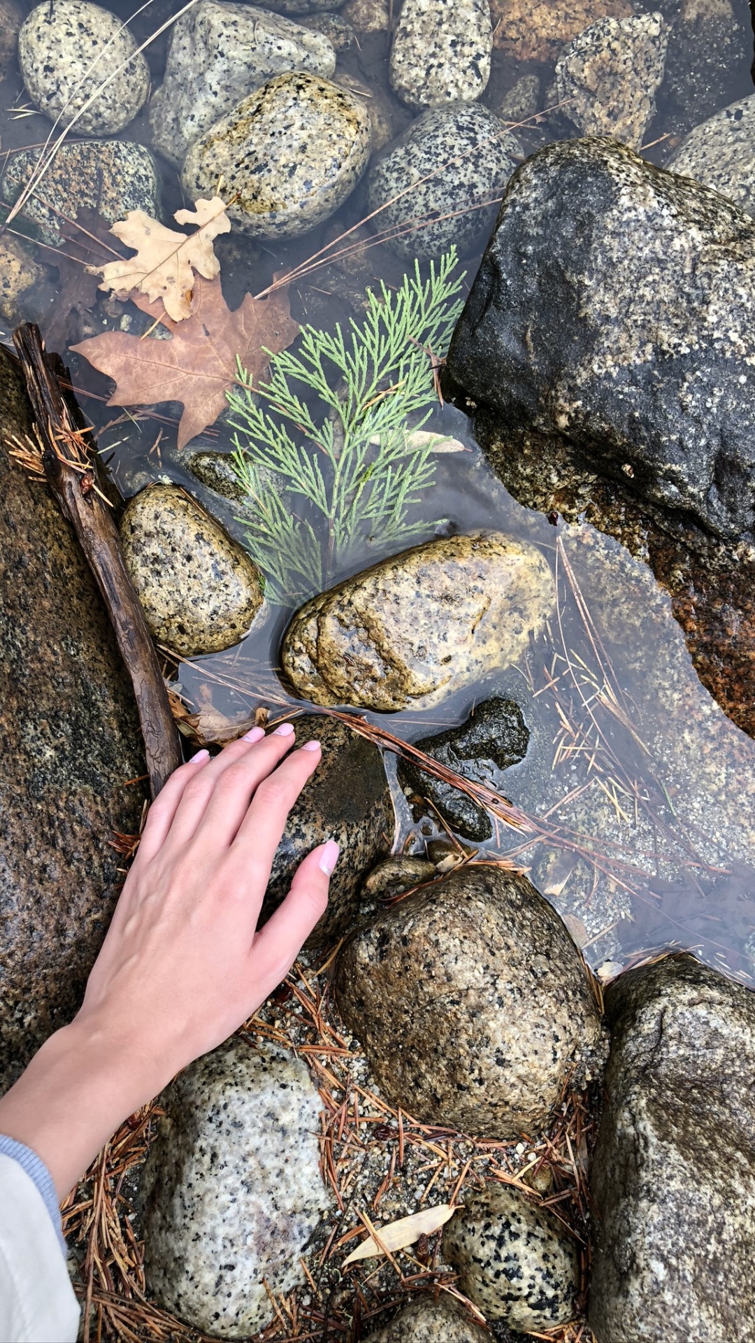 Rock, Water, Bedrock, Natural Material, Nail. Wallpaper in 1080x1920 Resolution