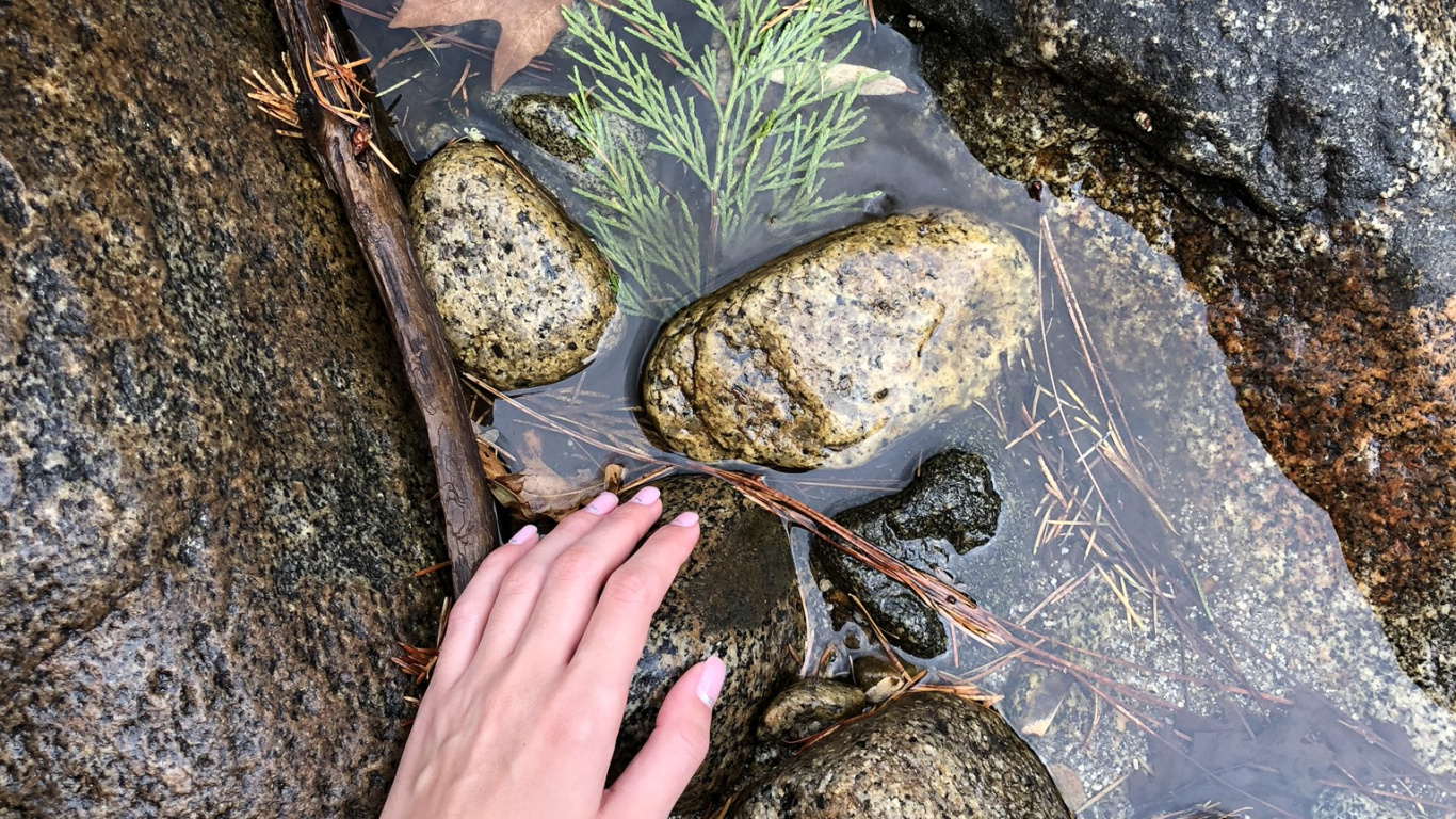 Rock, Water, Bedrock, Natural Material, Nail. Wallpaper in 1366x768 Resolution