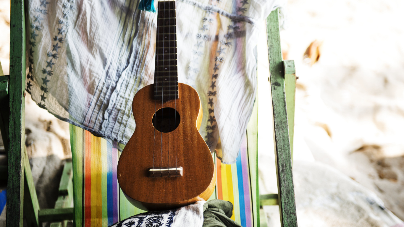 Guitarra, El Ukelele, Instrumento de Cuerda, Instrumento Musical, Instrumentos de Cuerda Pulsada. Wallpaper in 1366x768 Resolution