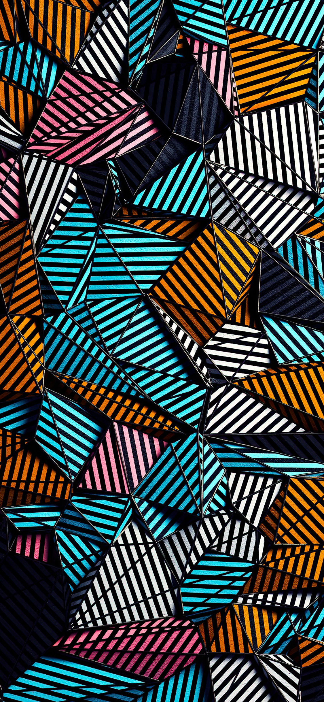 数码艺术, 艺术, 图形设计, 矩形, 三角形 壁纸 1125x2436 允许