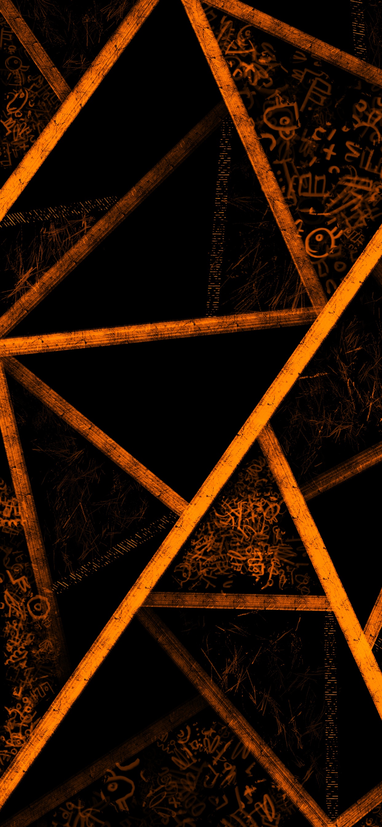 Triangle, Mathématique, Géométrie, Brown, Symétrie. Wallpaper in 1242x2688 Resolution