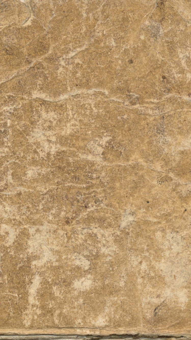 Braune Betonwand Mit Loch. Wallpaper in 750x1334 Resolution