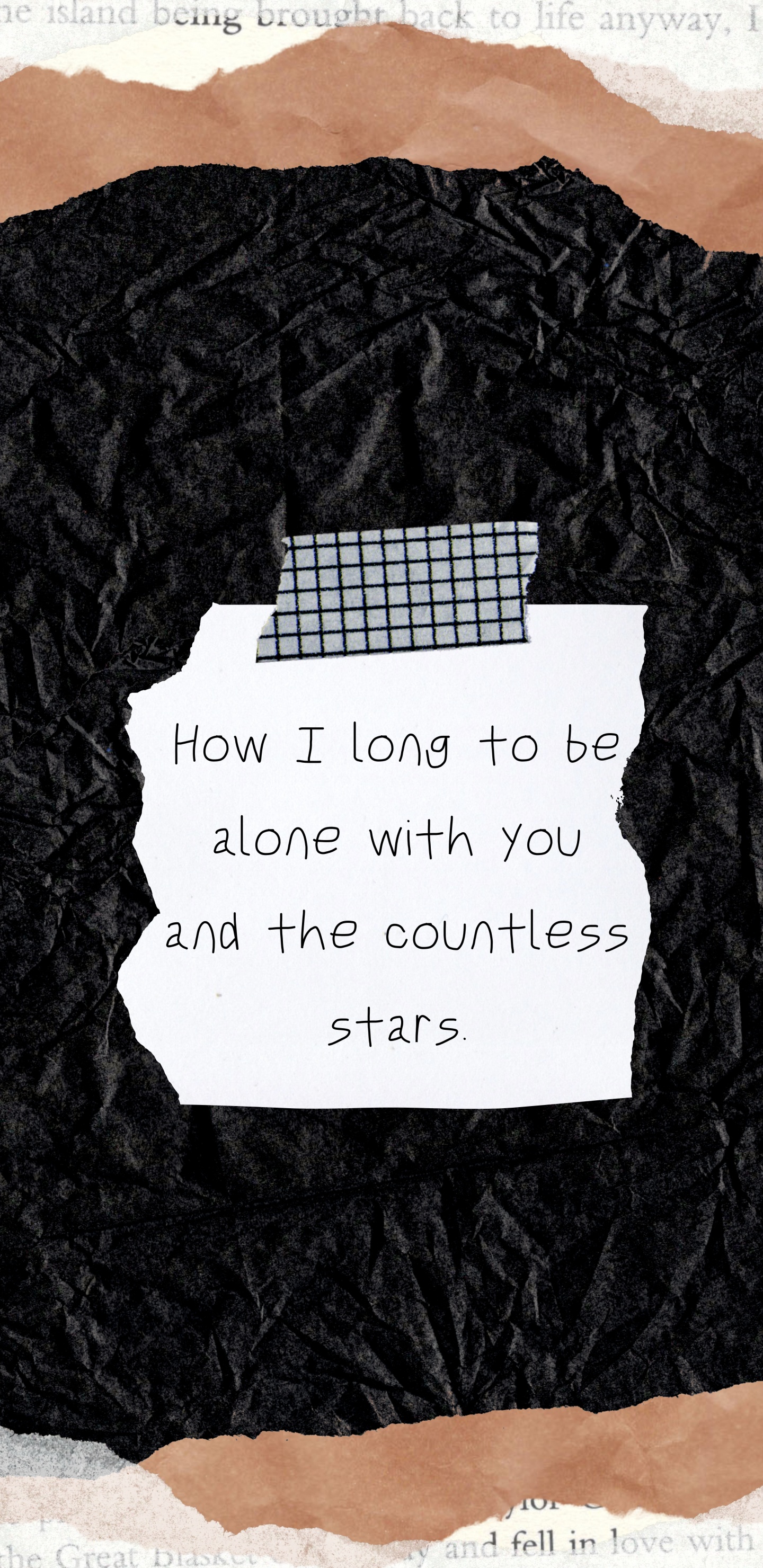 White Printer Paper on Black Textile. Wallpaper in 1440x2960 Resolution