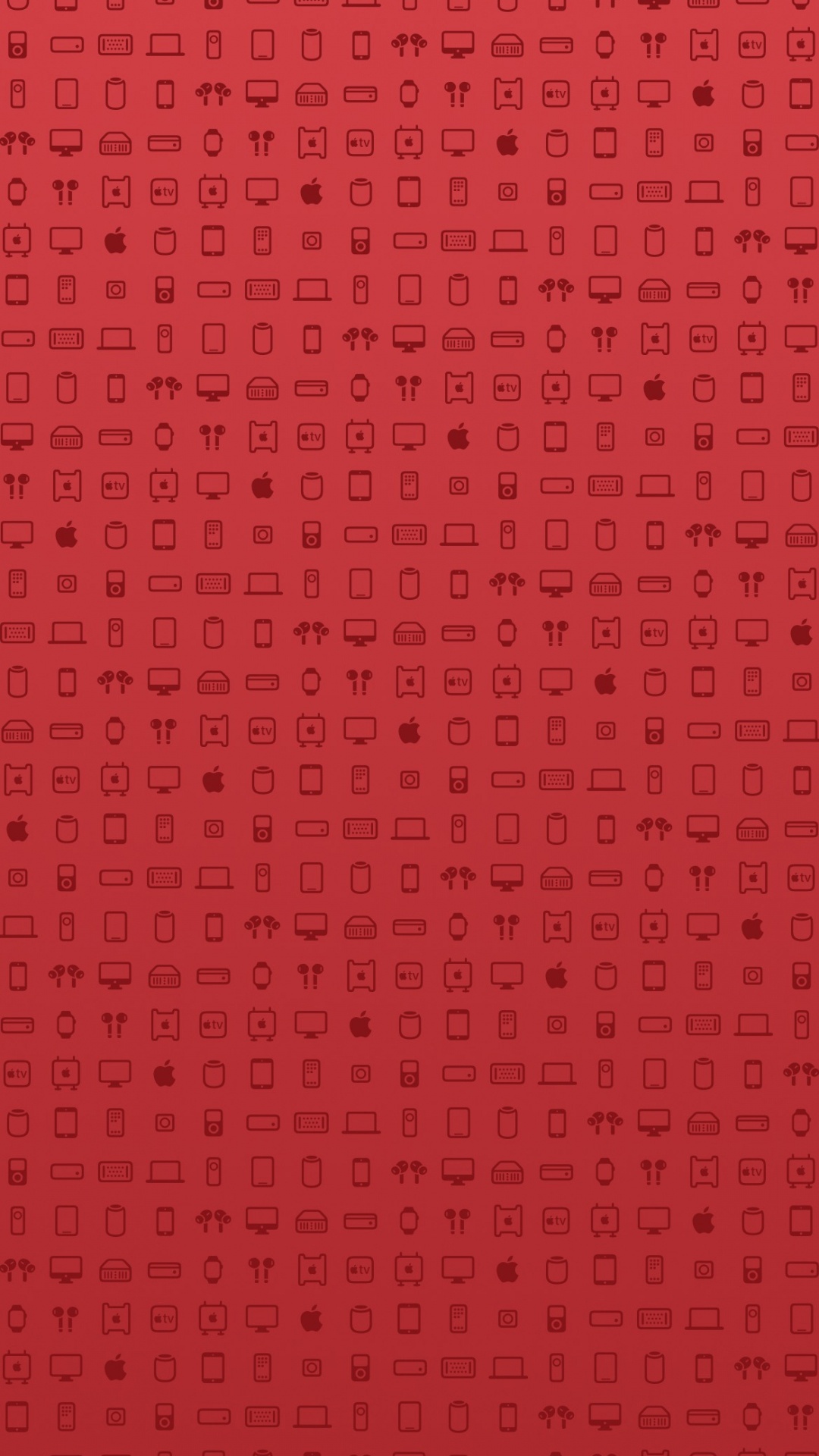 Muster, Äpfeln, Ios, Glyphe, Brown. Wallpaper in 1080x1920 Resolution