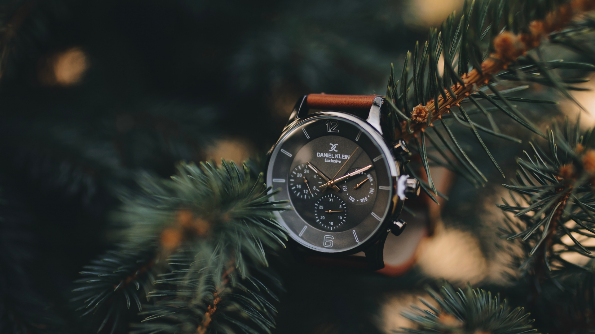 Person Holding Silver Round Chronograph Watch. Wallpaper in 1920x1080 Resolution