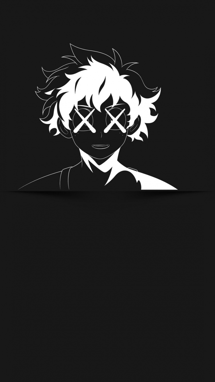 Grafik-design, Schwarz Und Weiß, Firmenzeichen, Geste, Kunst. Wallpaper in 750x1334 Resolution