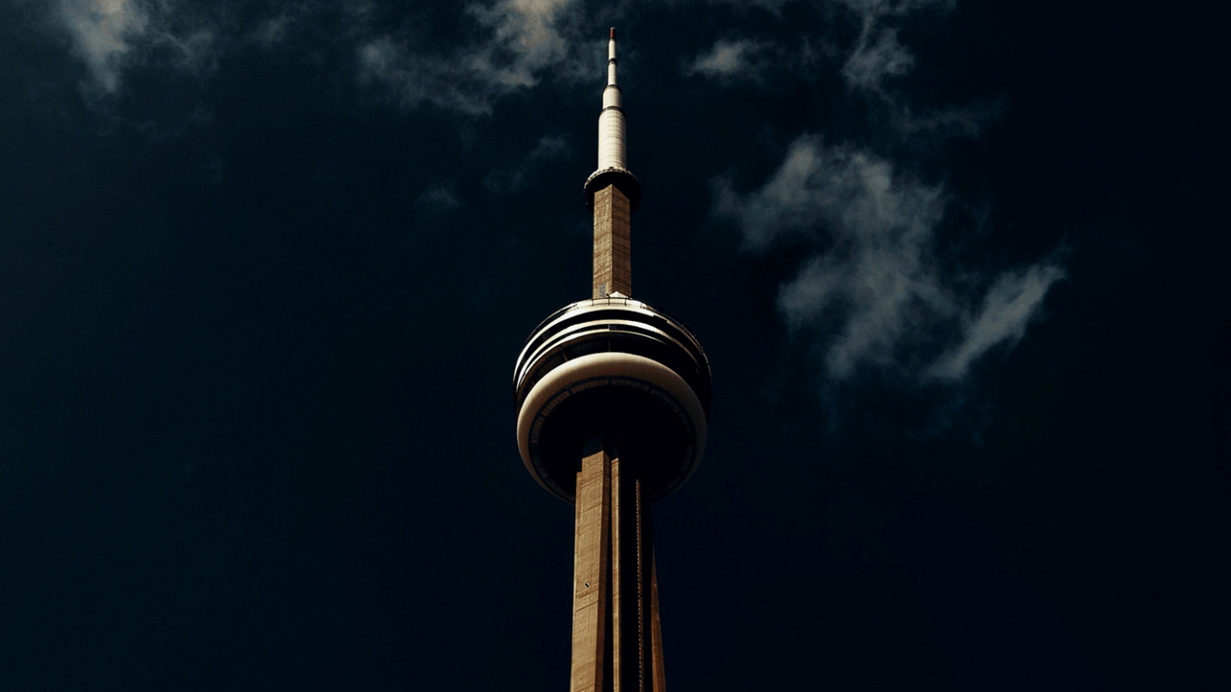 Cloud, Skyscraper, Building, Tower, Finial. Wallpaper in 1366x768 Resolution