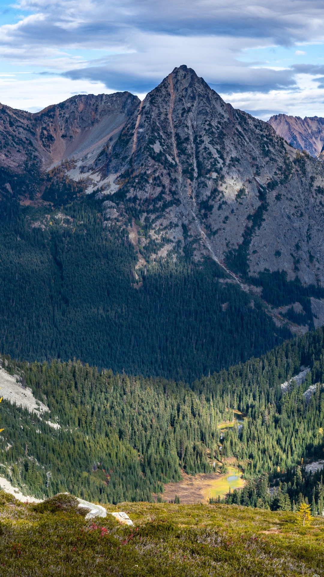 Okanogan-wenatchee National Forest, Cloud, Plant, Mountain, Natural Landscape. Wallpaper in 1080x1920 Resolution